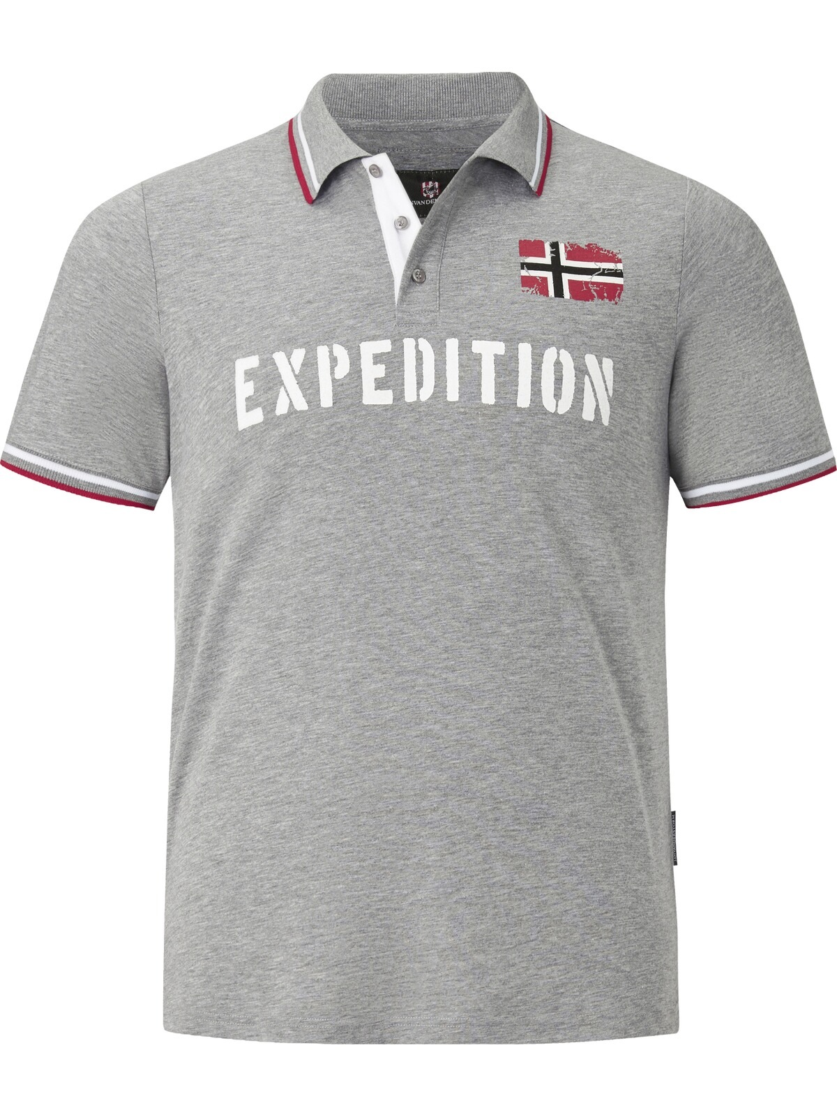Jan Vanderstorm Poloshirt »Doppelpack Poloshirt JOHAN«, (2 tlg.), in zwei Designs (2er-Pack)