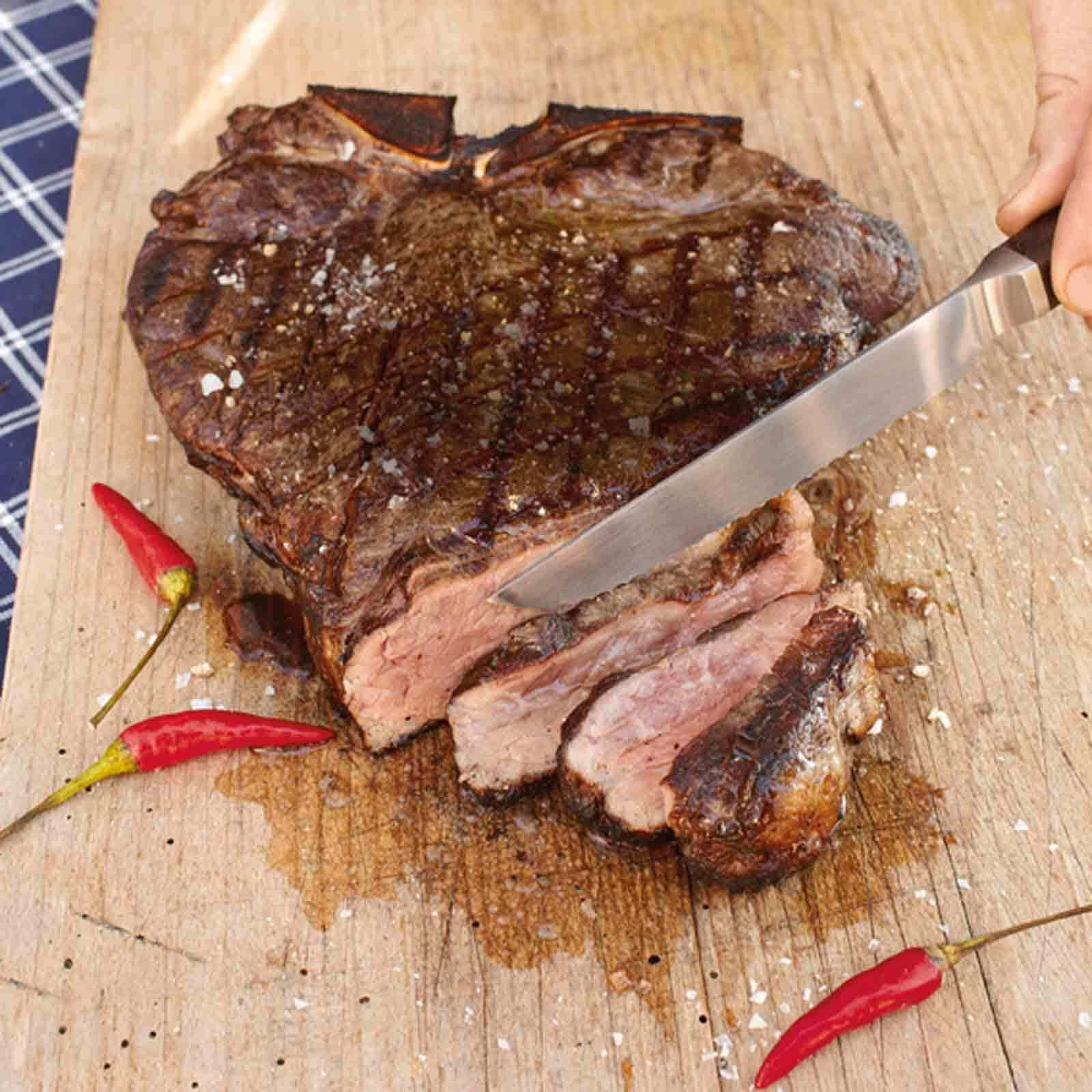 Villeroy & Boch Besteck-Set »Steakmesser Texas 23,5 cm 6er Set silber«