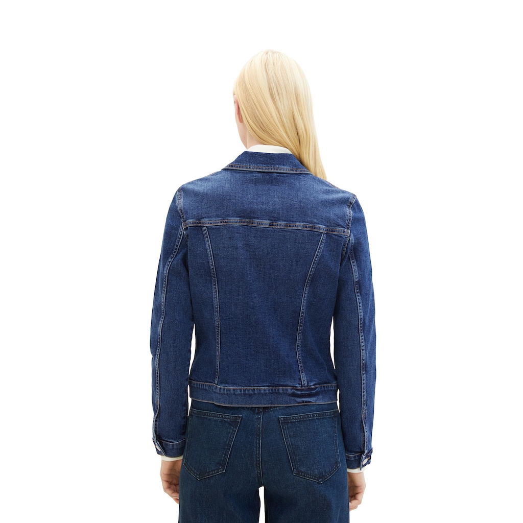 TOM TAILOR Denim Jeansjacke, im klassischen Look und mit Stretch