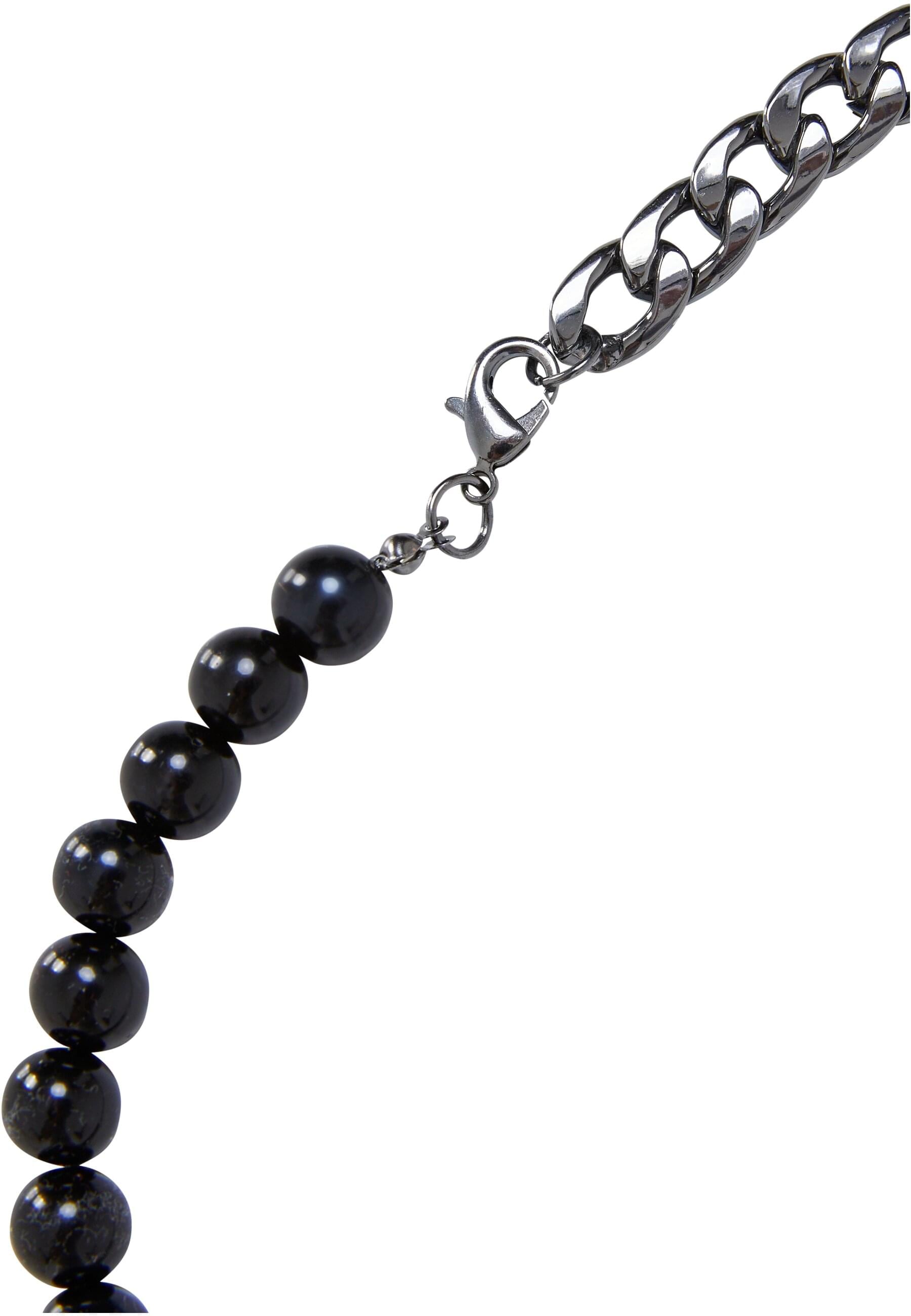 URBAN CLASSICS Schnürsenkel »Urban Classics Unisex Half Pearl Exchangable Necklace 2-Pack«