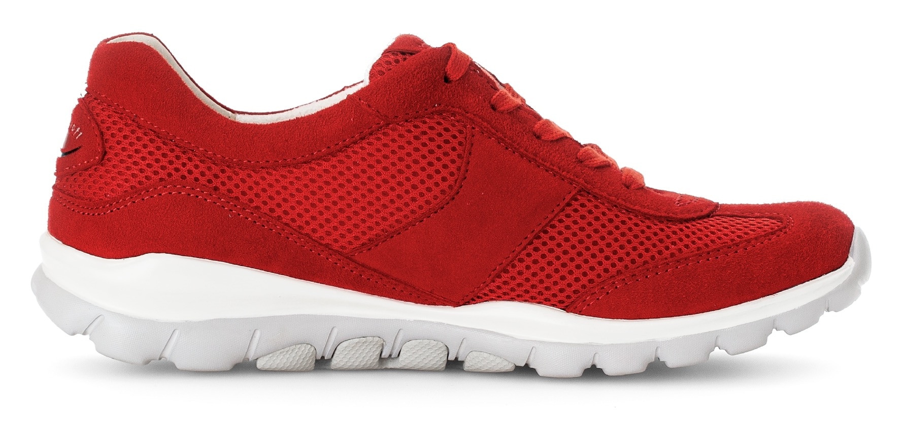 Gabor Rollingsoft Keilsneaker, Freizeitschuh, Halbschuh, Schnürschuh mit OPTIFIT-Wechselfußbett