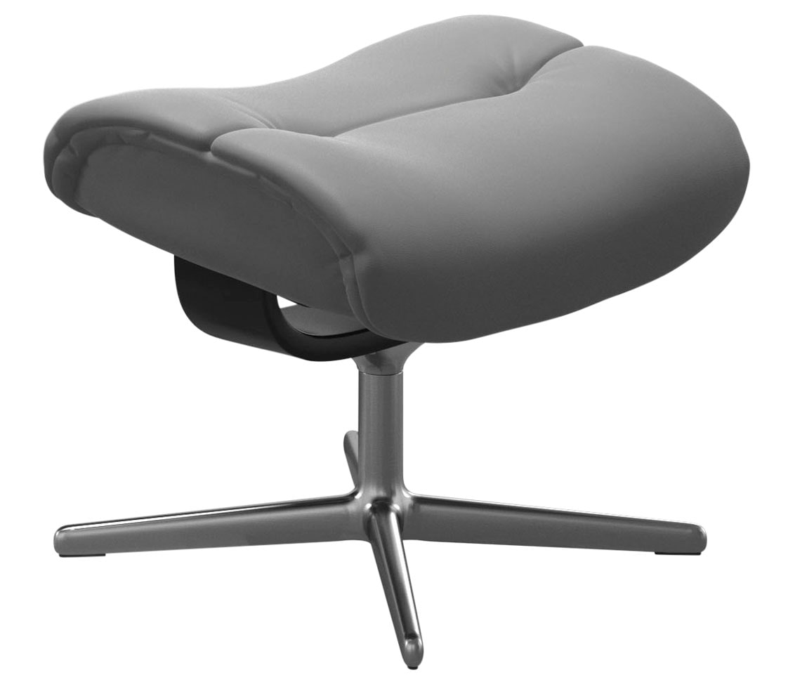 Stressless® Fußhocker »Sunrise« mit Cross Base, Größe S, M & L, Holzakzent Schwarz