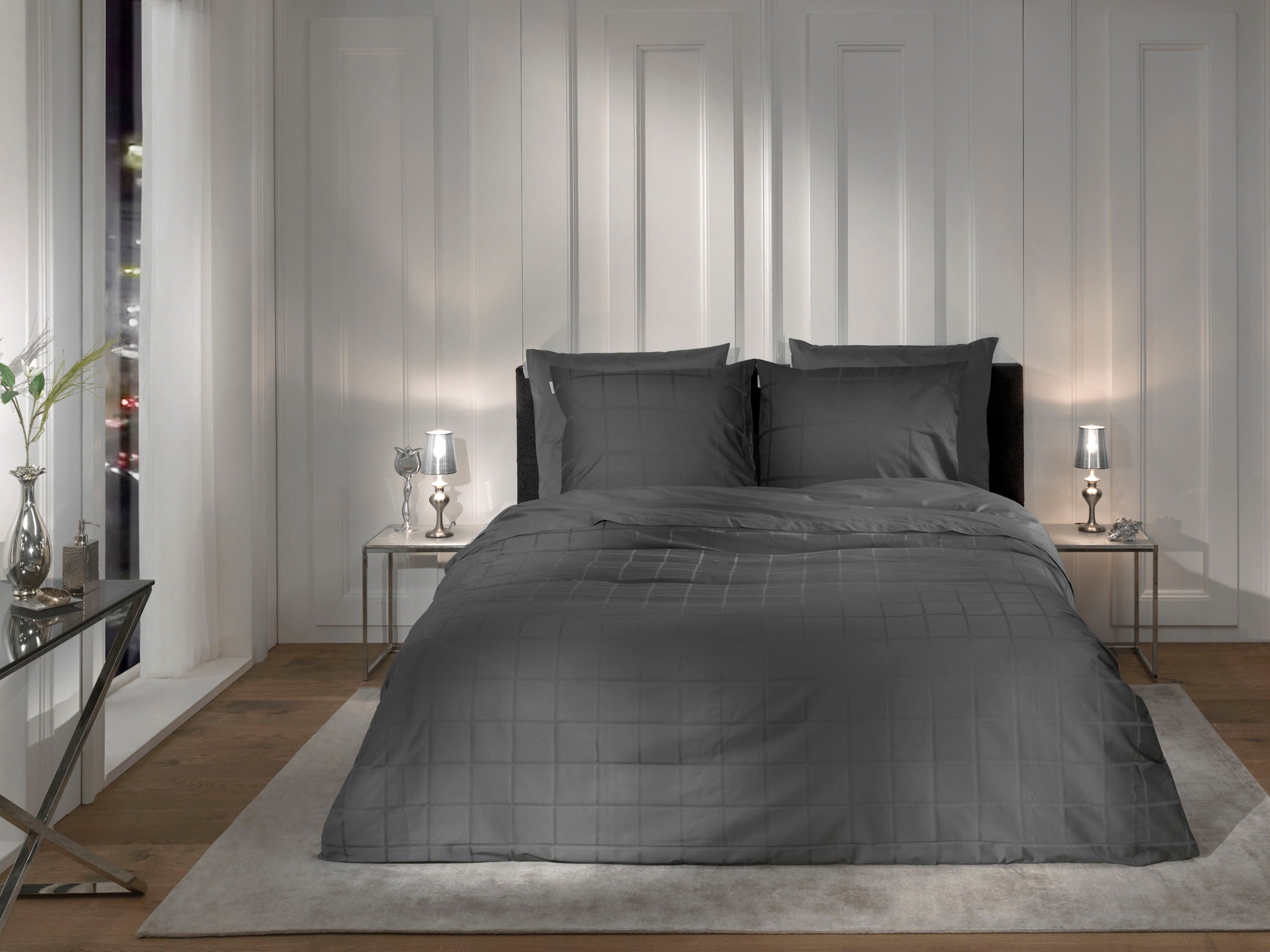 Heckett & Lane Wendebettwäsche "Diamante" 2 Stk. tlg. kariert, hochwertiges günstig online kaufen