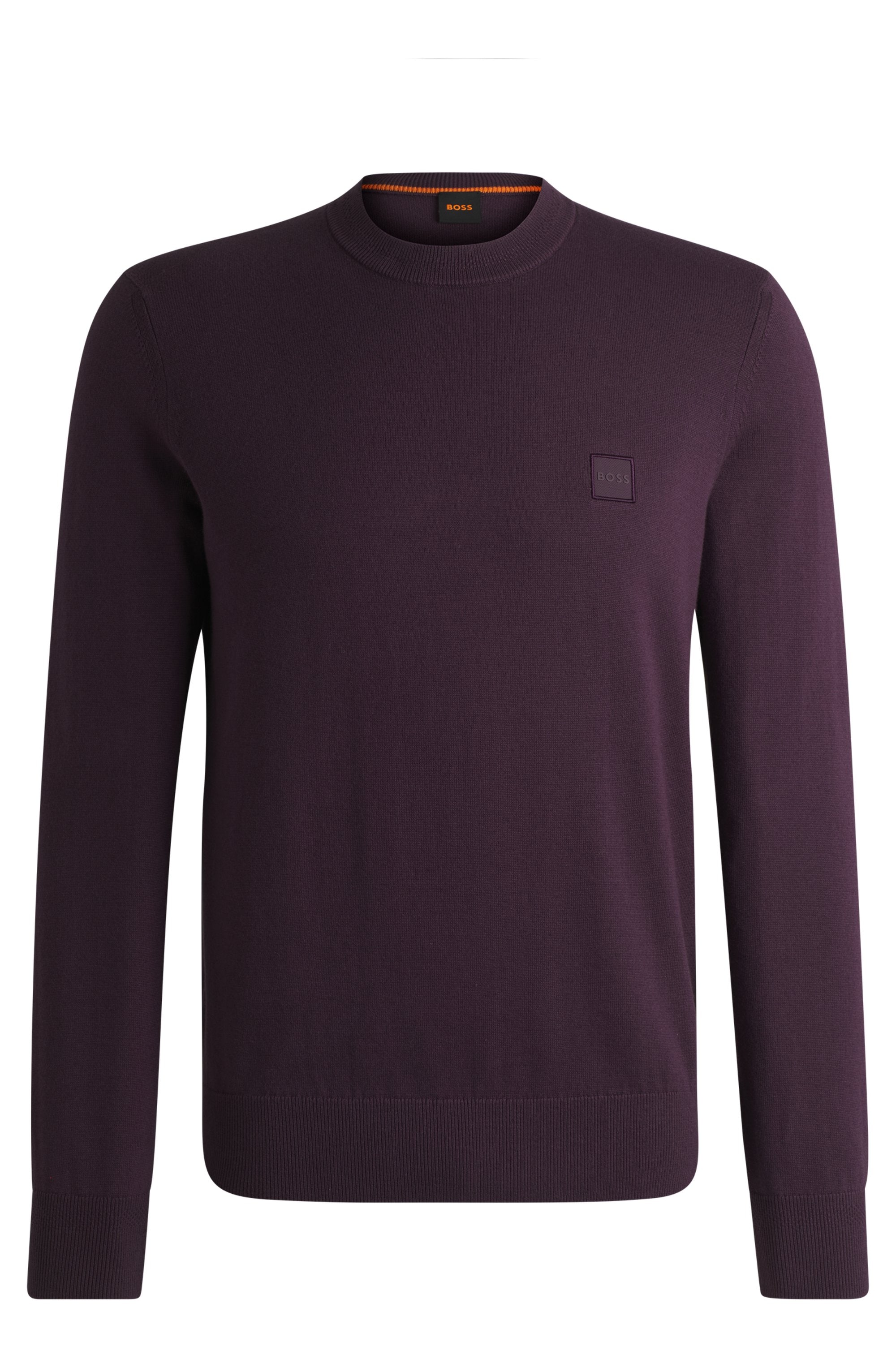 BOSS ORANGE Strickpullover »Kanovano« mit Rundhalsausschnitt