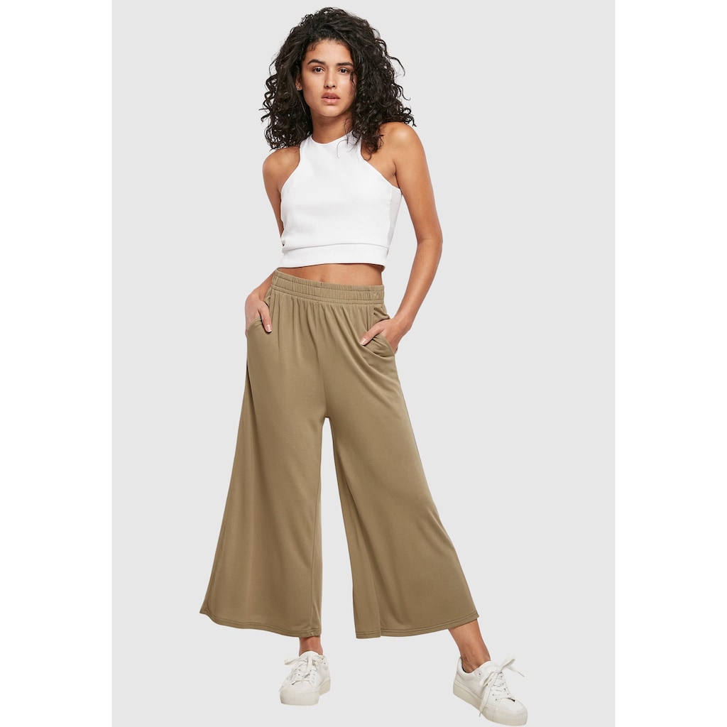 URBAN CLASSICS Bequeme Jeans »Urban Classics Damen Ladies Modal Culotte«, (1 tlg.)