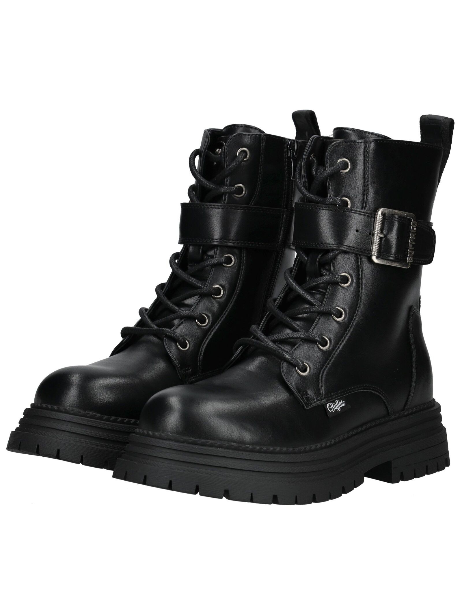 Buffalo Schnürstiefelette »Buffalo Stiefelette Lederimitat«