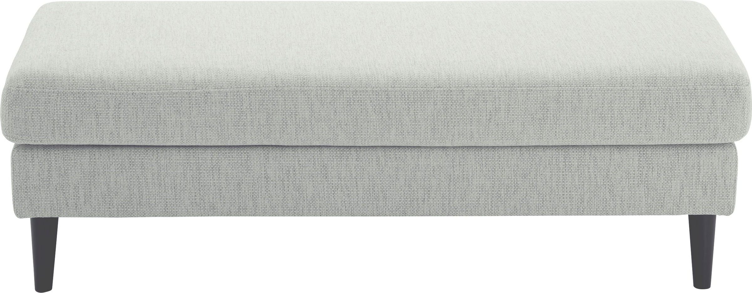 ATLANTIC home collection Hocker »Rekvik«, XXL-Hocker, mit Massivholzfüßen, passend zur Rekvik-Serie