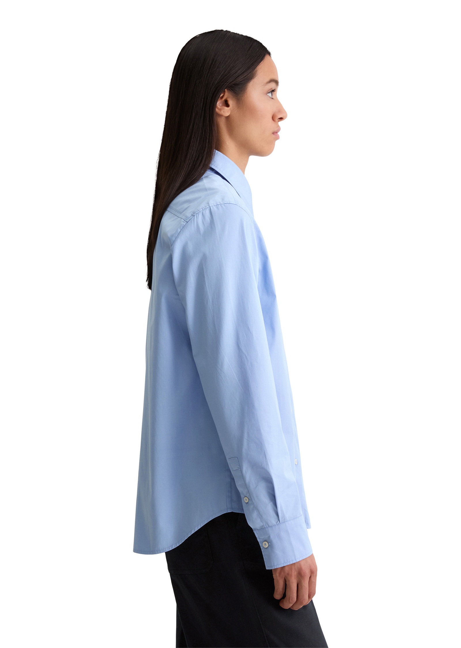 Marc O'Polo Langarmbluse »aus Baumwoll-Premium-Popeline«