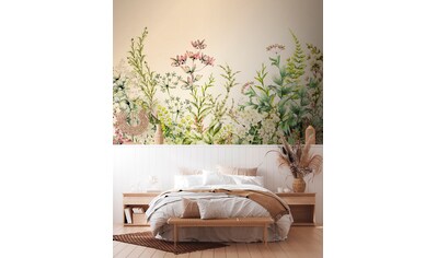 living walls Fototapete »The Wall«, botanisch-natürlich-naturalistisch, Blume,... kaufen