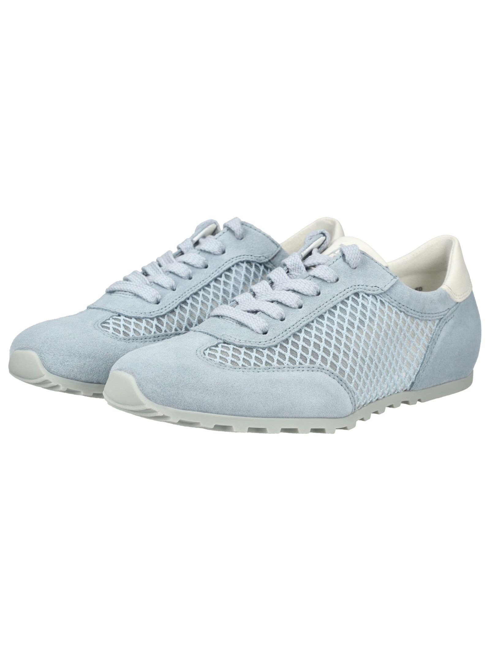 Schnürschuh PAUL GREEN "Paul Green Sneaker Veloursleder/Textil", Damen, Gr. 41, blau, Textil, Veloursleder, Schuhe Schnürschuh 3