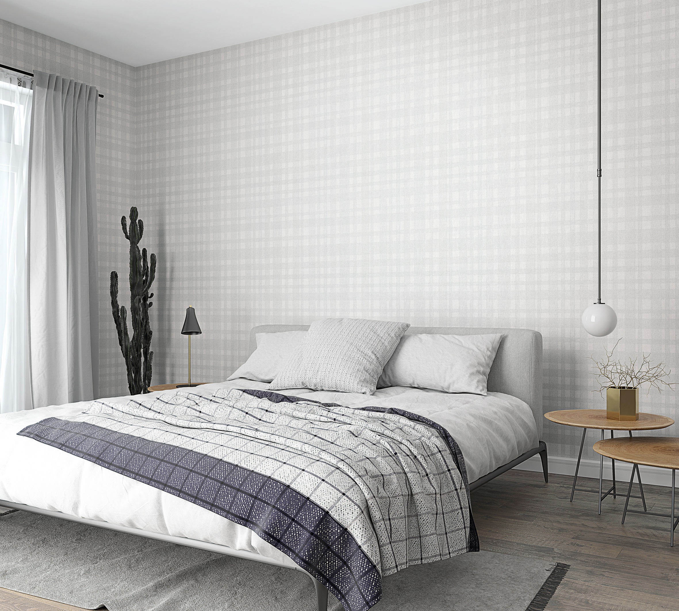 Marburg Vliestapete, gestreift-quergestreift, Landhaus, moderne Tapete für Wohnzimmer Schlafzimmer Küche