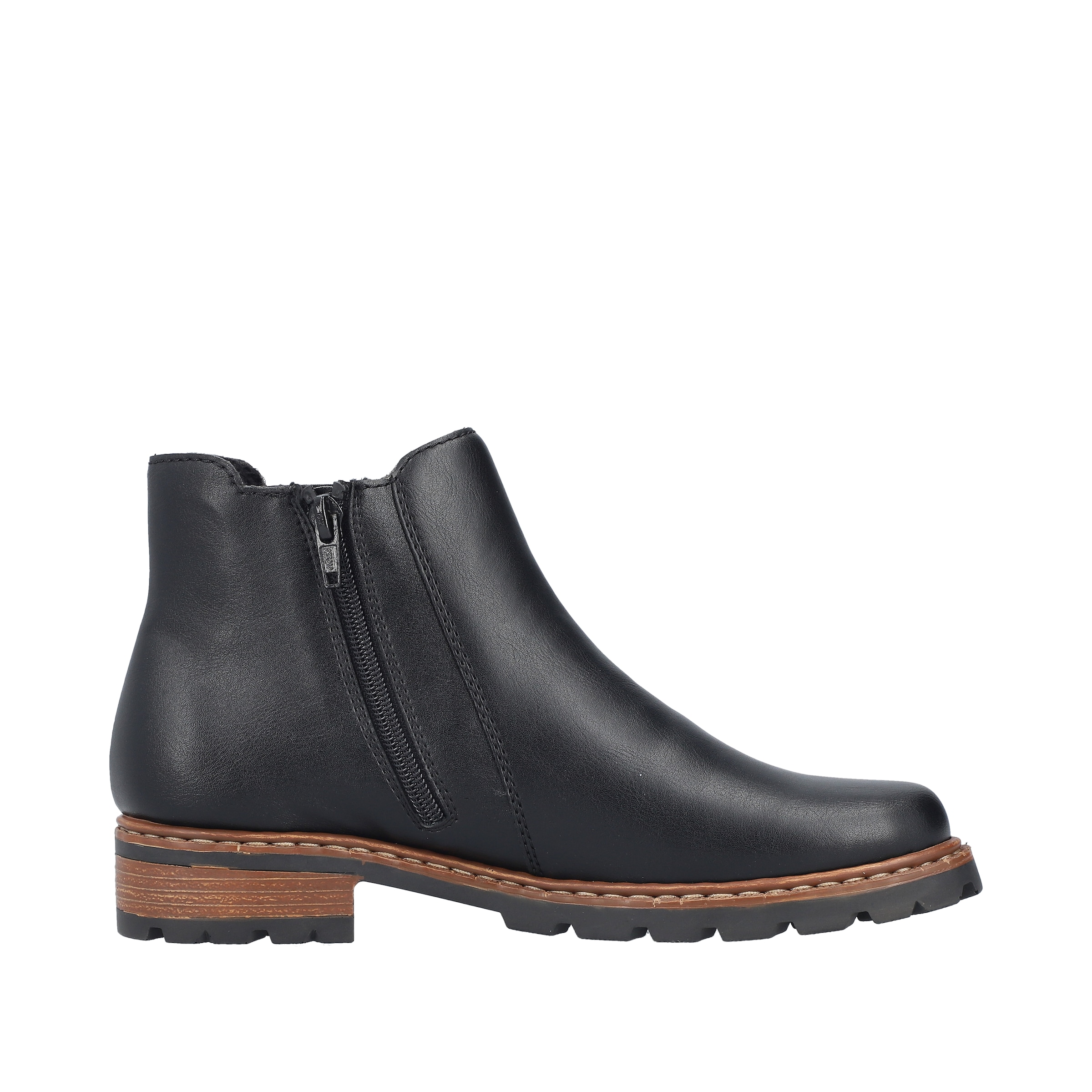Rieker Chelseaboots  Stiefelette, Schlupfboots mit Stretch und Reißverschluss