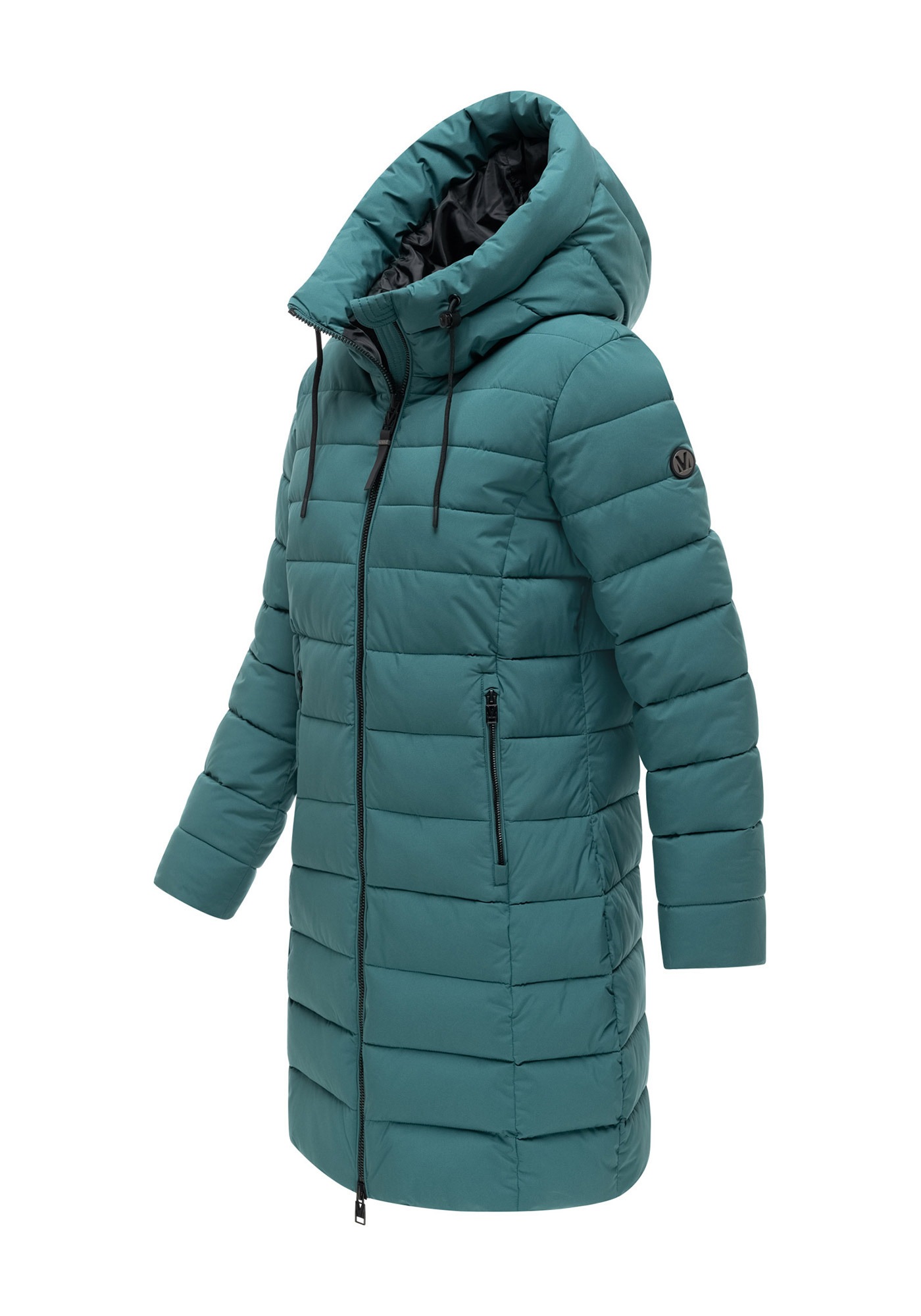 Marikoo Winterjacke »Nanoraa« mit Kapuze Winterjacke mit horizontaler Steppung, hohem Kragen & Kapuze