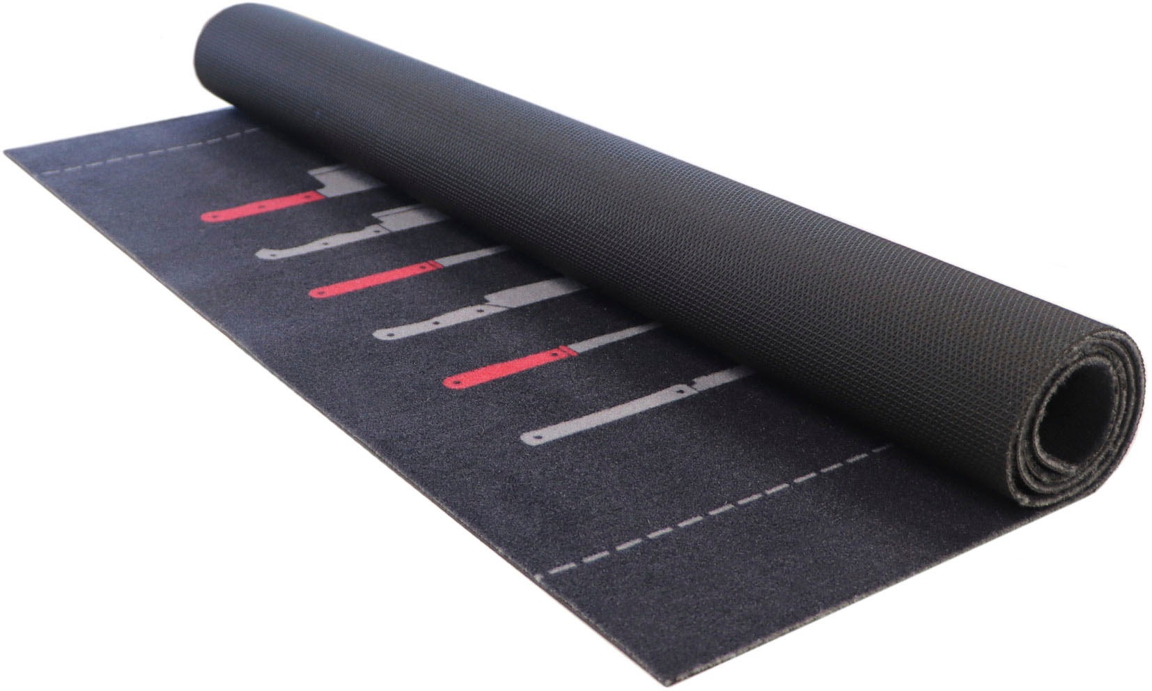 Fußmatte "BBQ Grillunterlage BEEF, Made in Belgium", schwarz, B:90cm H:5mm L:120cm, Polyamid, PRIMAFLOR-IDEEN IN TEXTIL, Teppiche, Fußmatte, Grillmatte ideal als Bodenschutz, ruschhemmend, waschbar 3