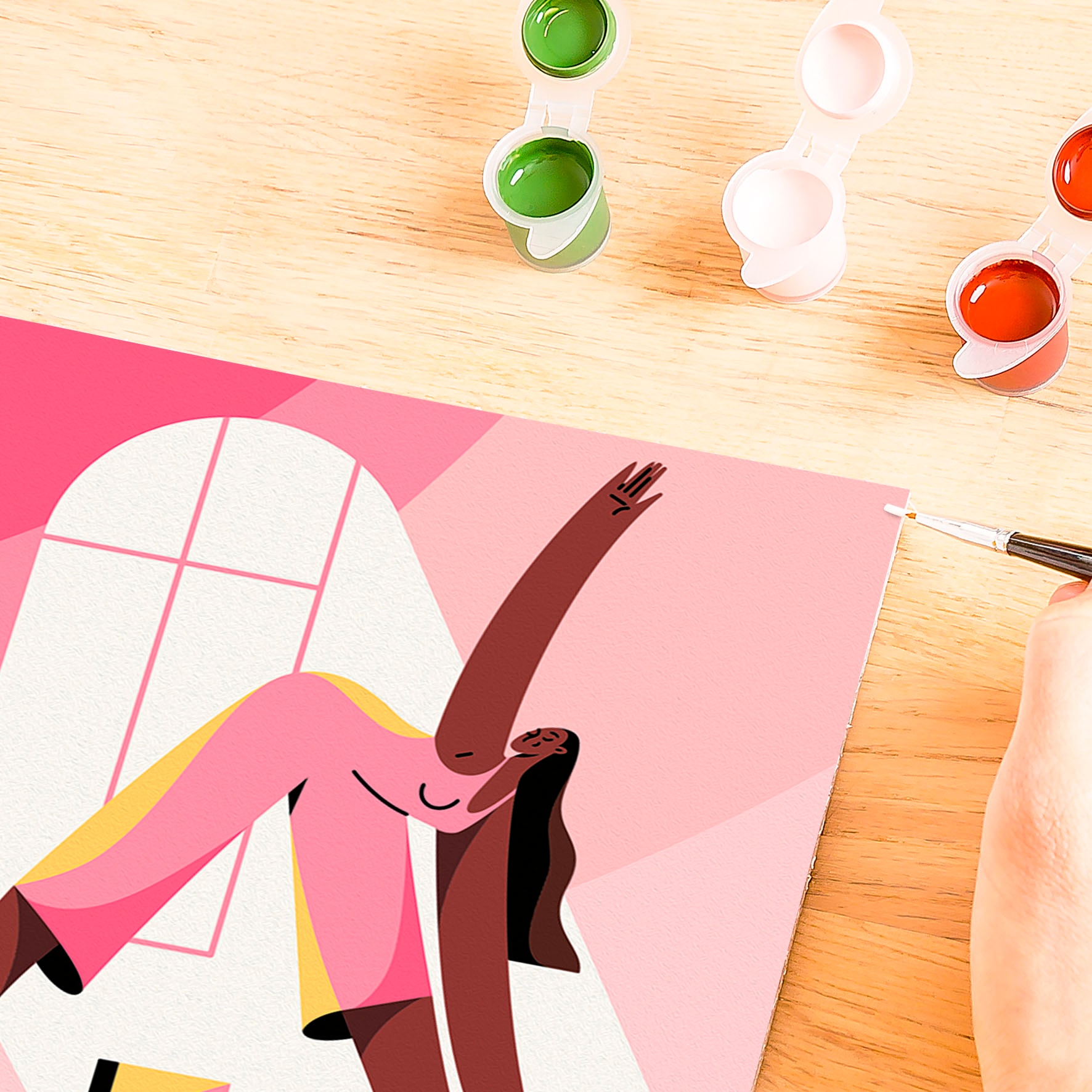 Ravensburger Malen nach Zahlen »CreArt, Yoga Kunst«, Made in Europe