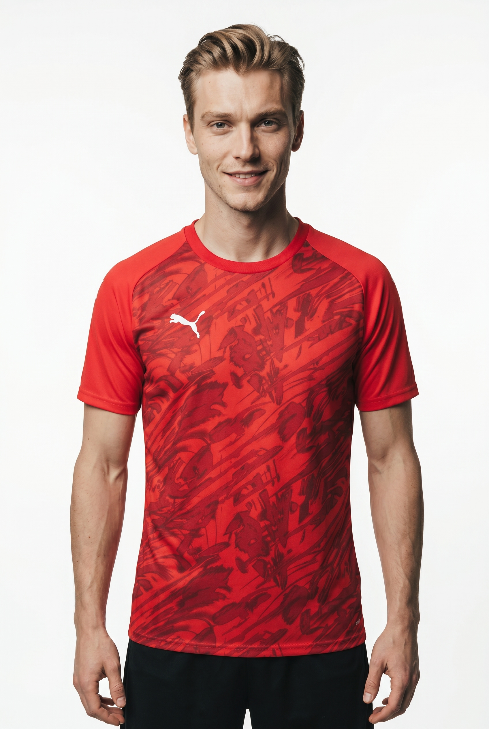 PUMA Fußballtrikot "TEAMFINAL GRAPHIC JERSEY" mit Print-Applikationen, mit DryCELL-Technologie, atmungsaktiv