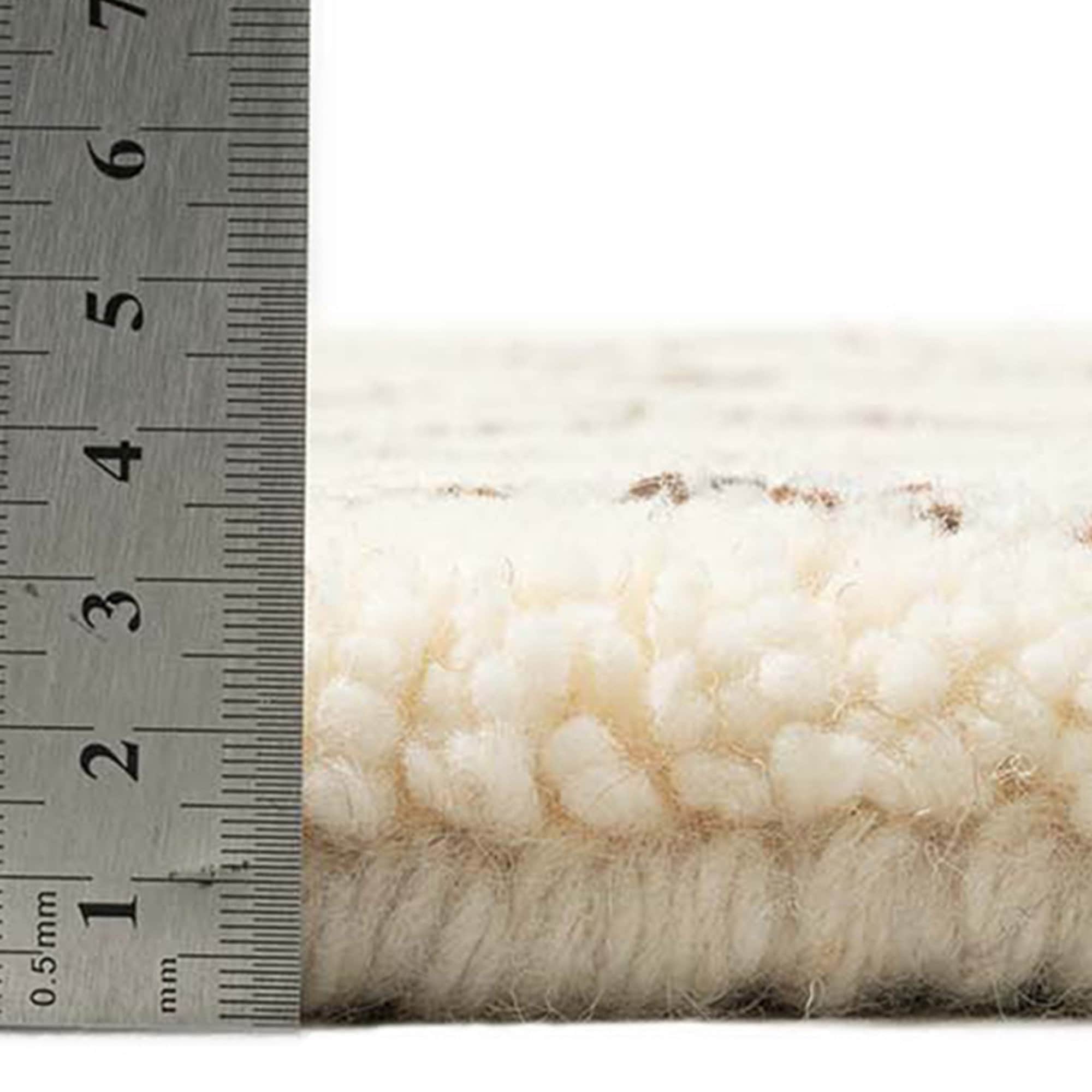THEKO Wollteppich »MARMOUCHA 05« rechteckig 24 mm Höhe reine Wolle, Rauten Design, mit Fransen, auch als Läufer