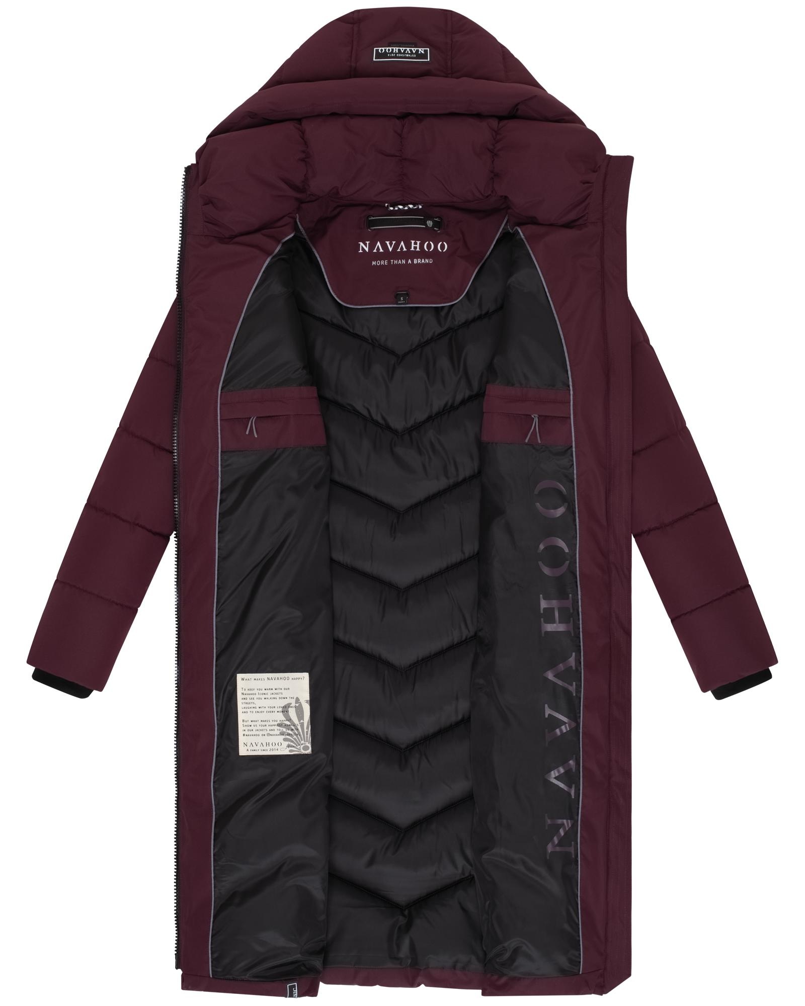 Navahoo Steppmantel »Sahnekatzii XIV«, Schicker Wintermantel mit kuschlig warm wattiertem Kragen