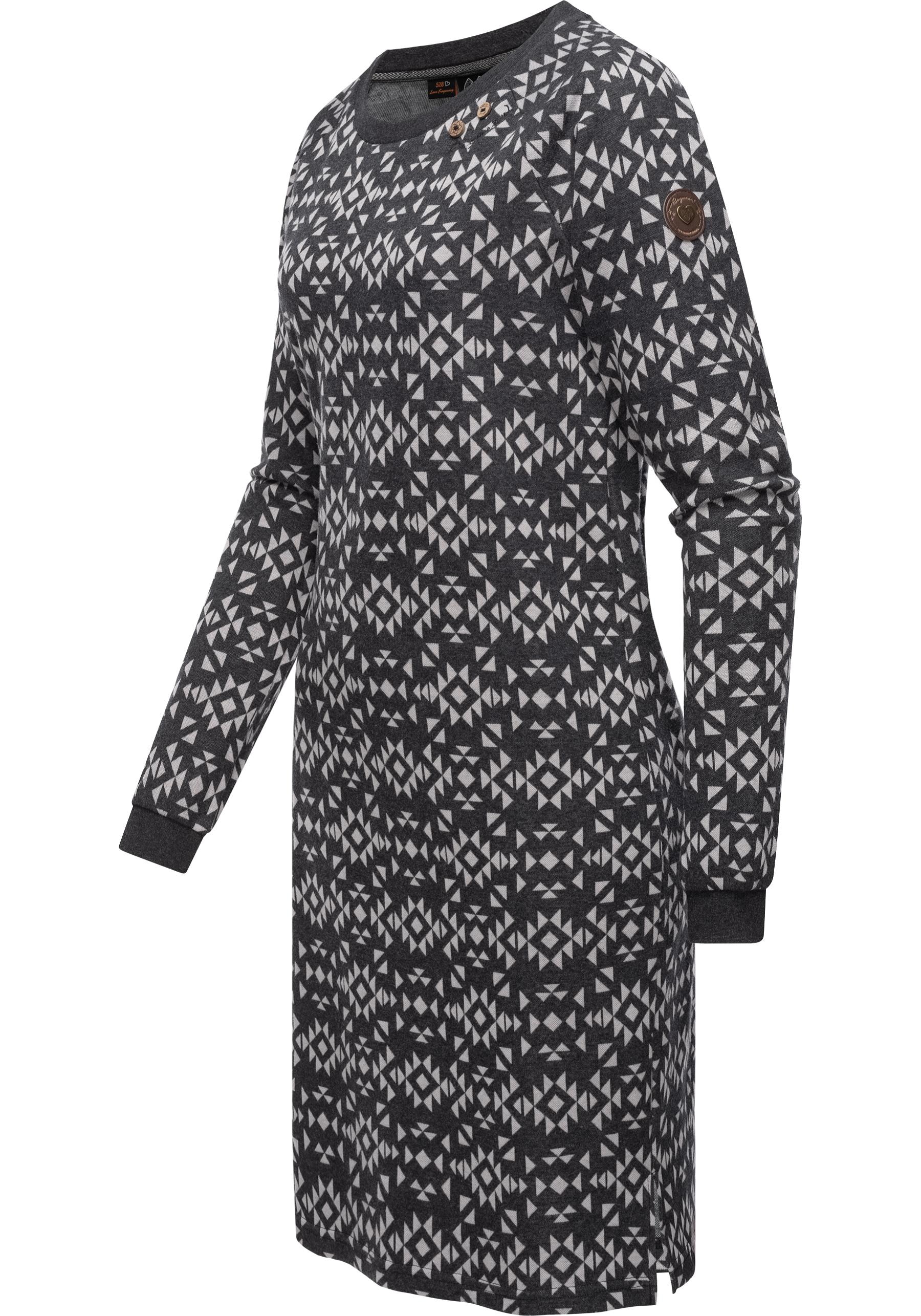 Ragwear Sweatkleid »Dassa Aztec«, stylisches Langarmkleid für den Winter  für bestellen | BAUR
