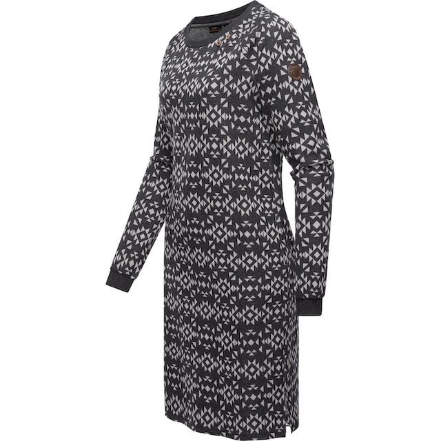 Ragwear Sweatkleid »Dassa Aztec«, stylisches Langarmkleid für den Winter für  bestellen | BAUR