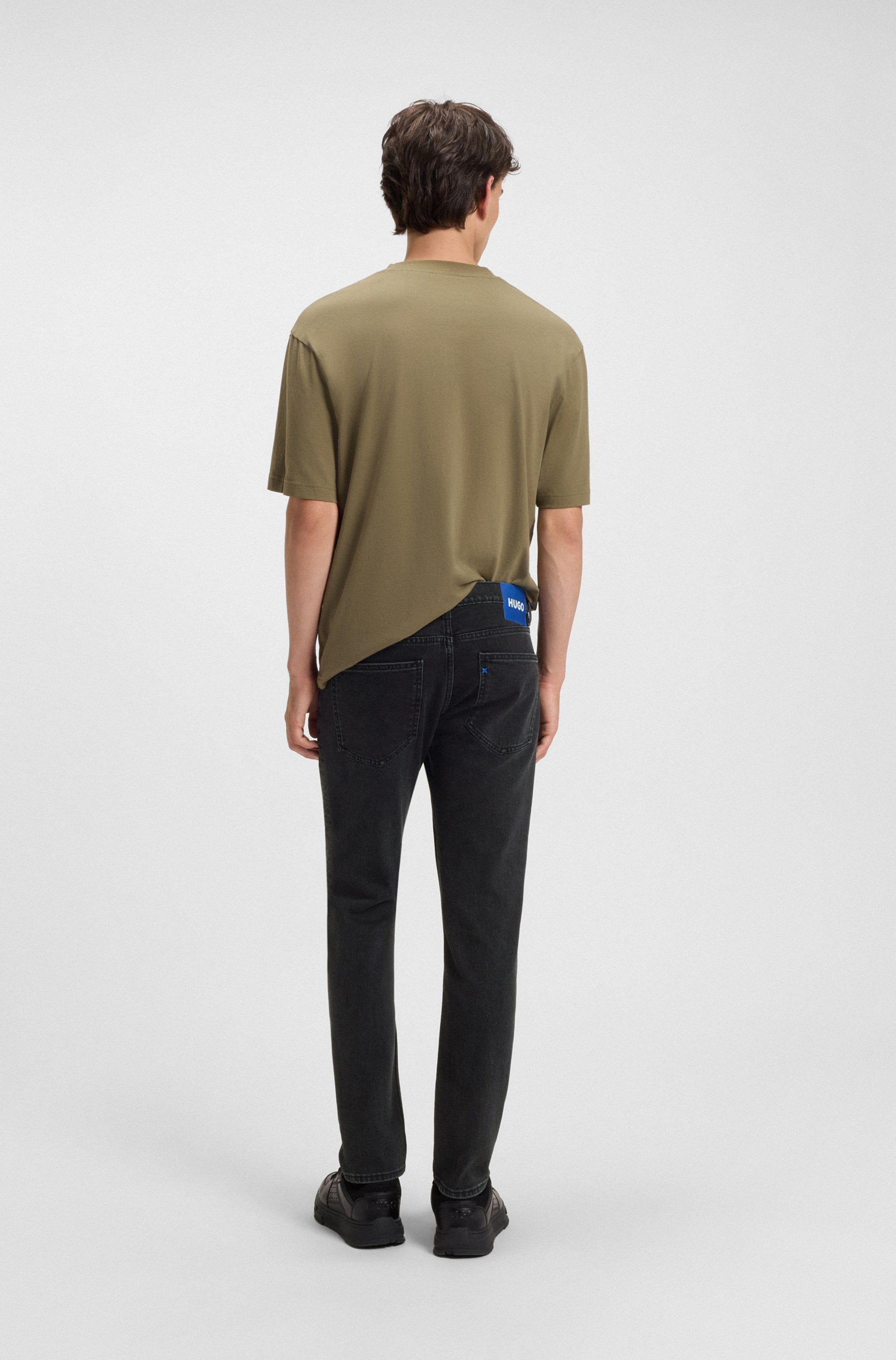 HUGO Blue Slim-fit-Jeans »Zane«, mit angesetztem Bund