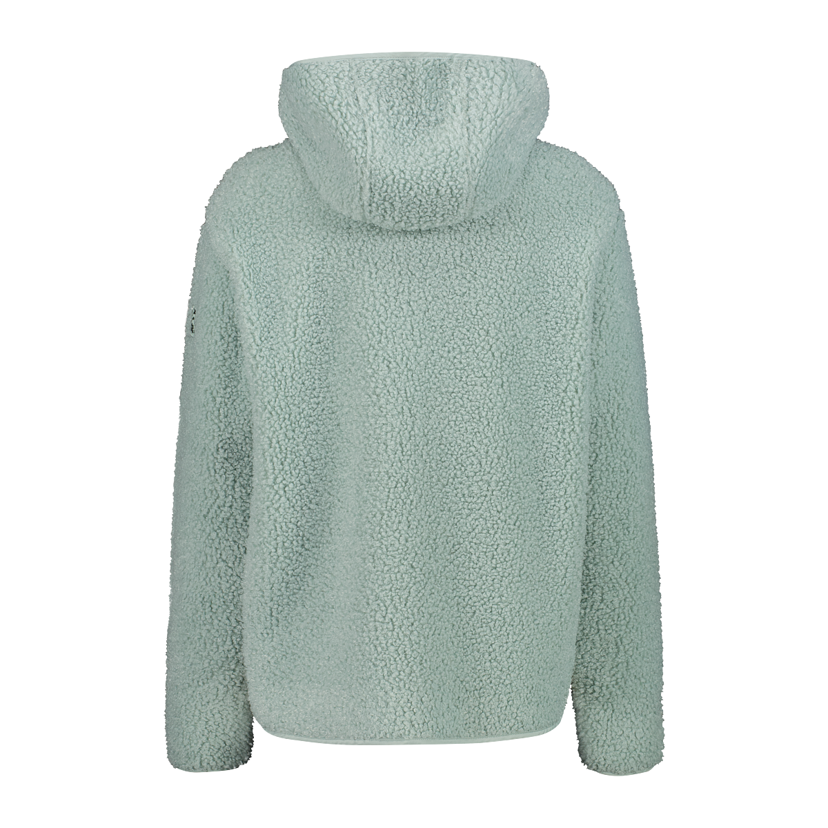 Kapuzenplüschjacke CMP, Damen, Gr. 42, grün (jade), Obermaterial: 100% Polyester, normal, Jacken 2