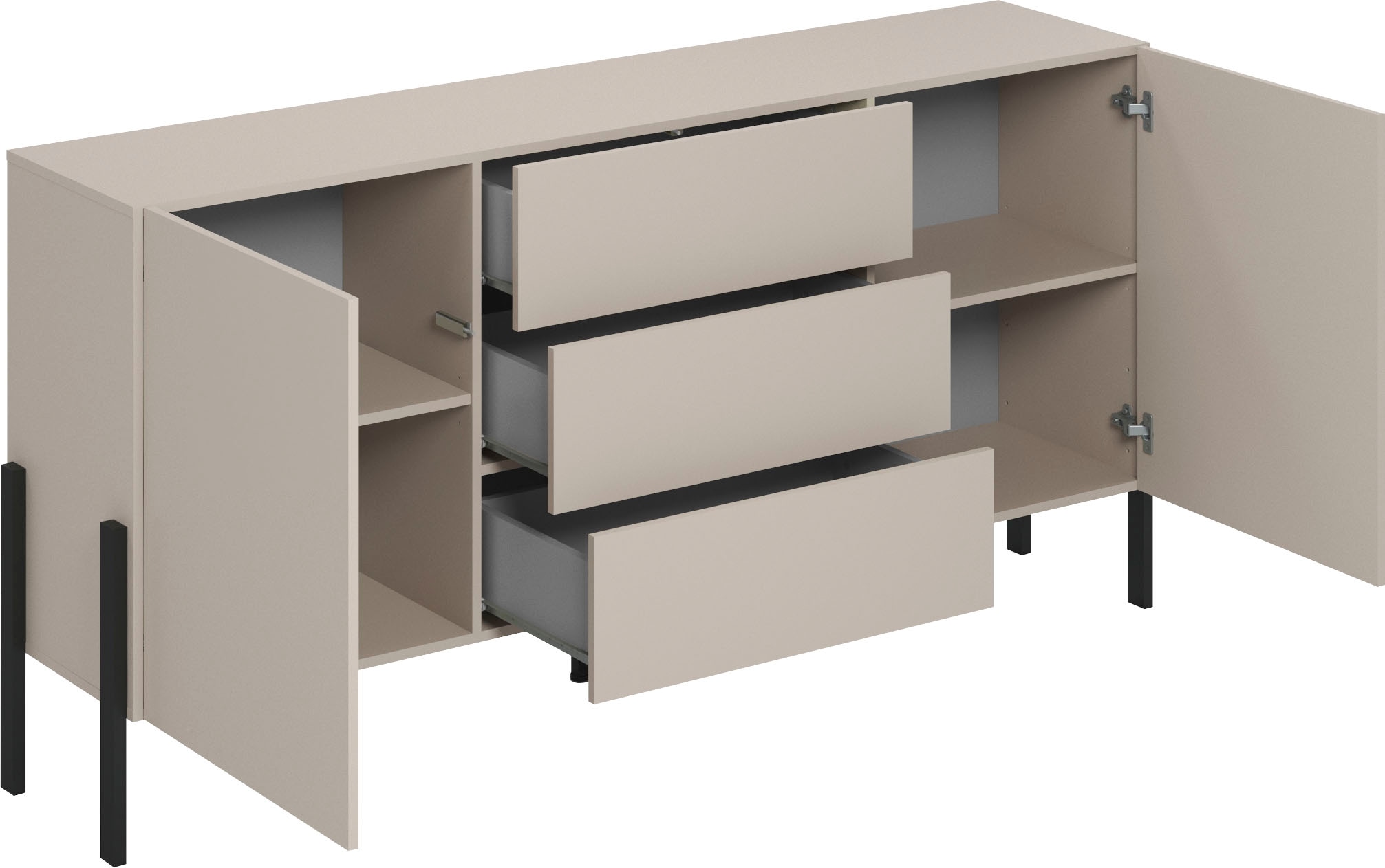 Helvetia Sideboard »Jukon«, Breite 150 cm bzw.180 cm