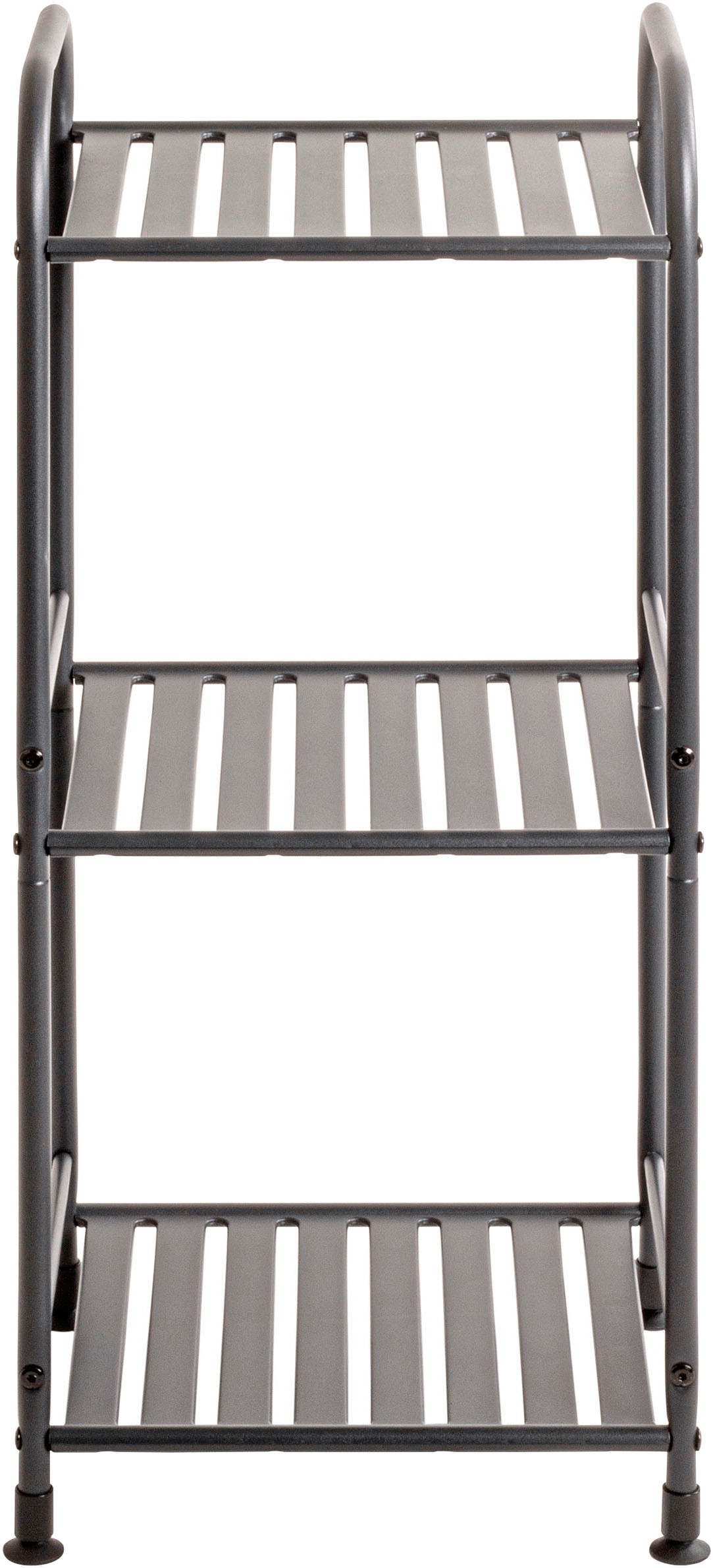 HAKU Regal »Aufbewahrungsregal, Dekoregal, Standregal« 1 Stk. tlg. rechteckig - aus Metall Anthrazit - B/T/H 33/28/78 cm