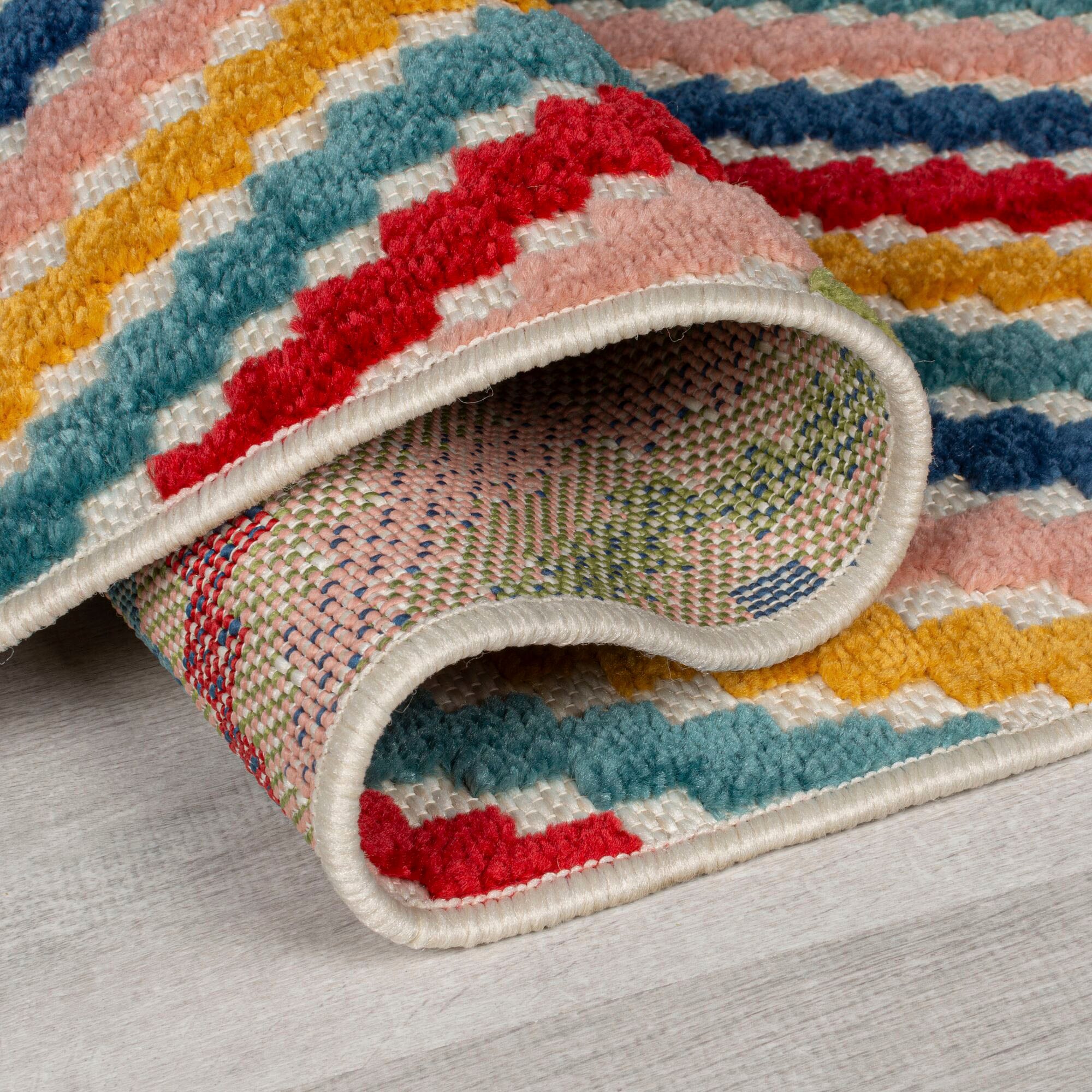 FLAIR RUGS Teppich »Diamond«, rechteckig, 3 mm Höhe, Outdoor Teppich