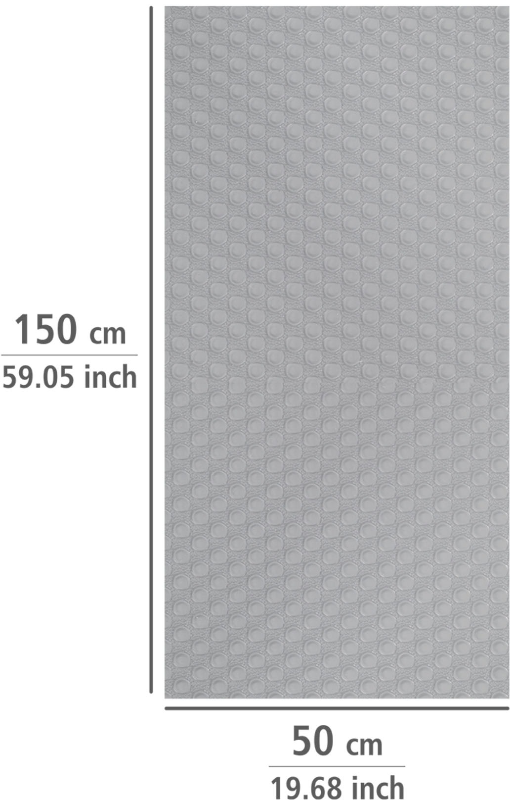 WENKO Schubladenmatte »Modell grau« Set, 3 Stk. tlg.