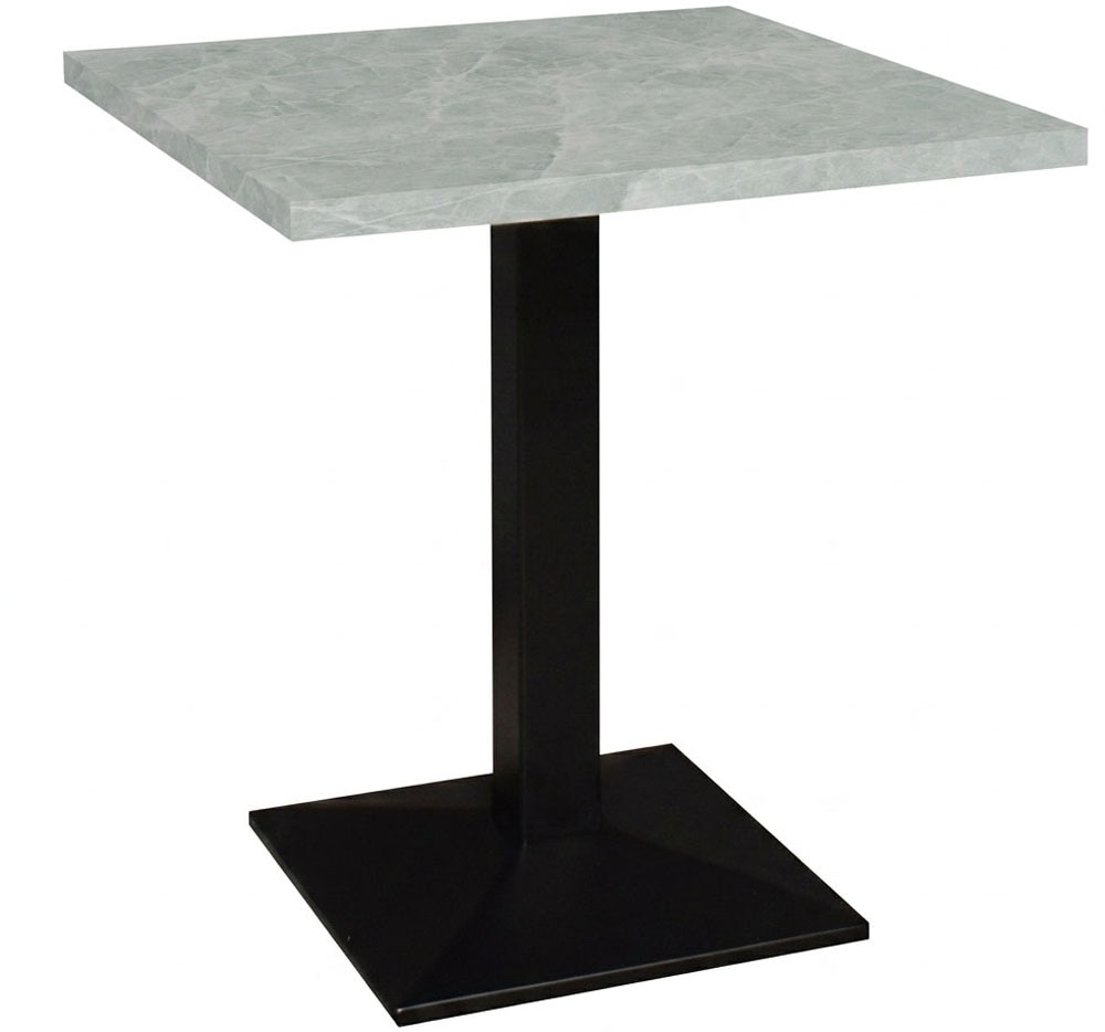 Mäusbacher "Big Bistro Metall" Quadrat-Säulengestell, eckige Platte BHT 70x75x70 cm