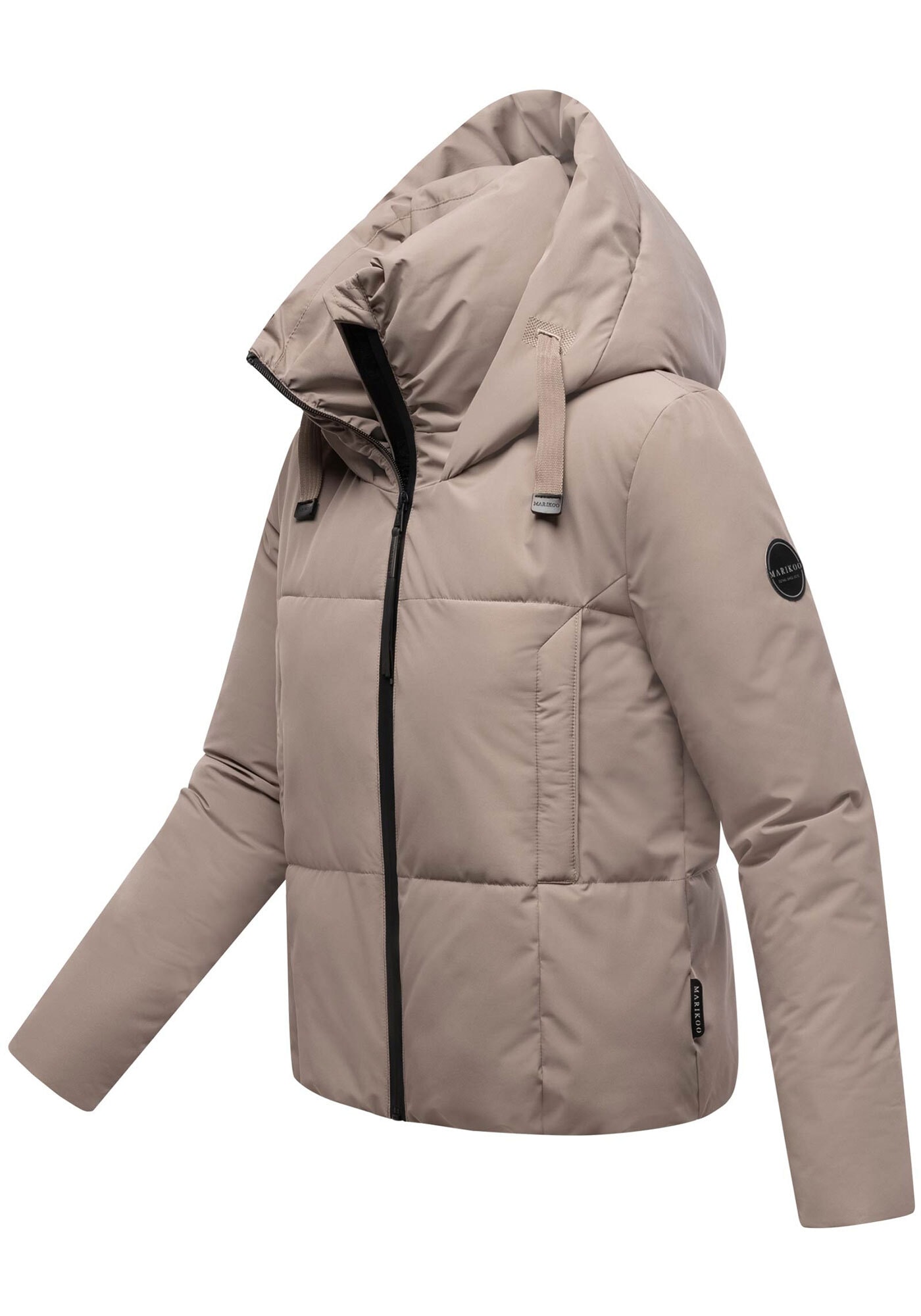 Marikoo Winterjacke »Ninikaa«, kurze Winter Jacke mit extra hohem Windschutzkragen