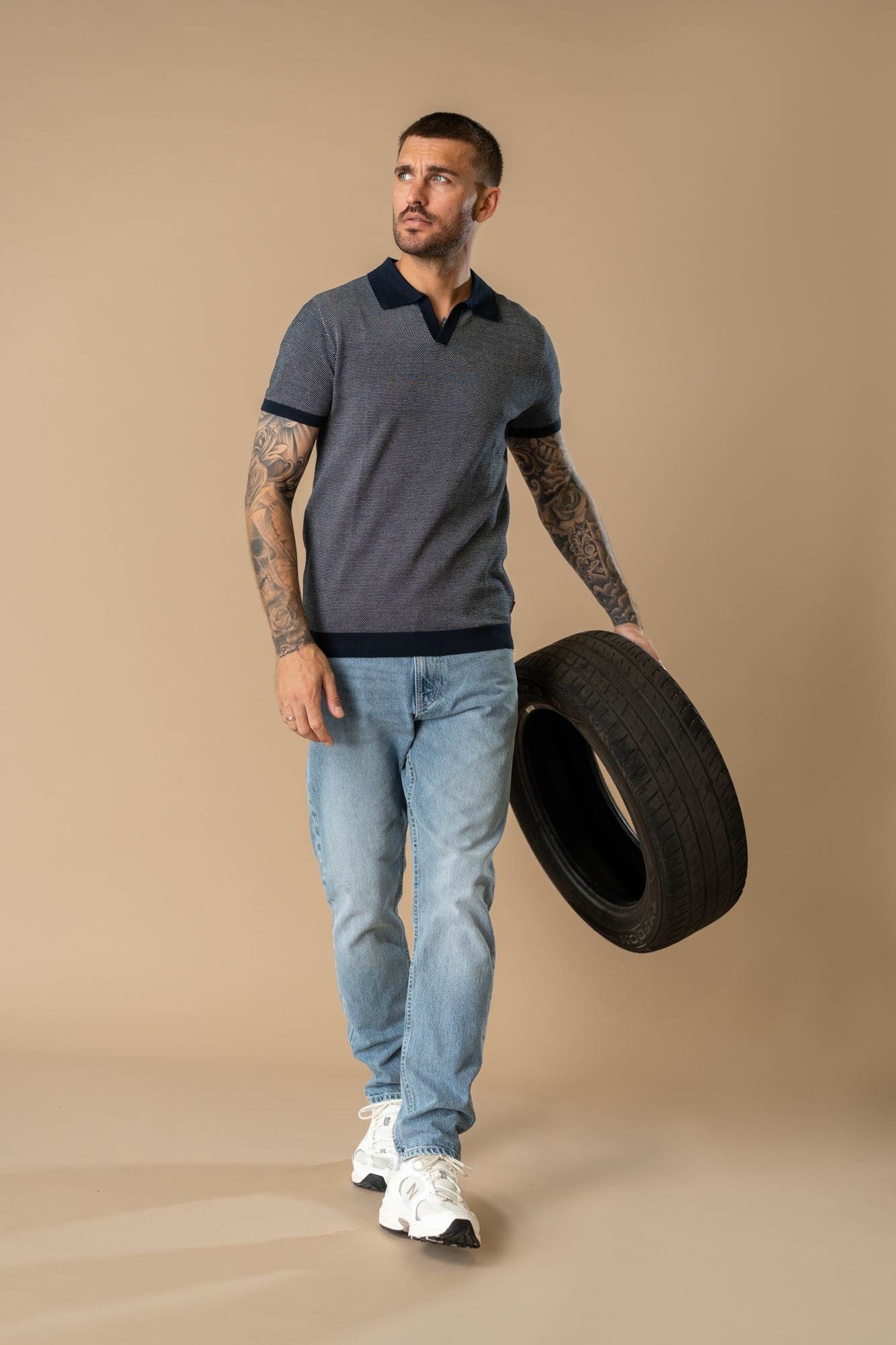 Petrol Industries Poloshirt »Men Knitwear Polo« mit offenem Polokragen