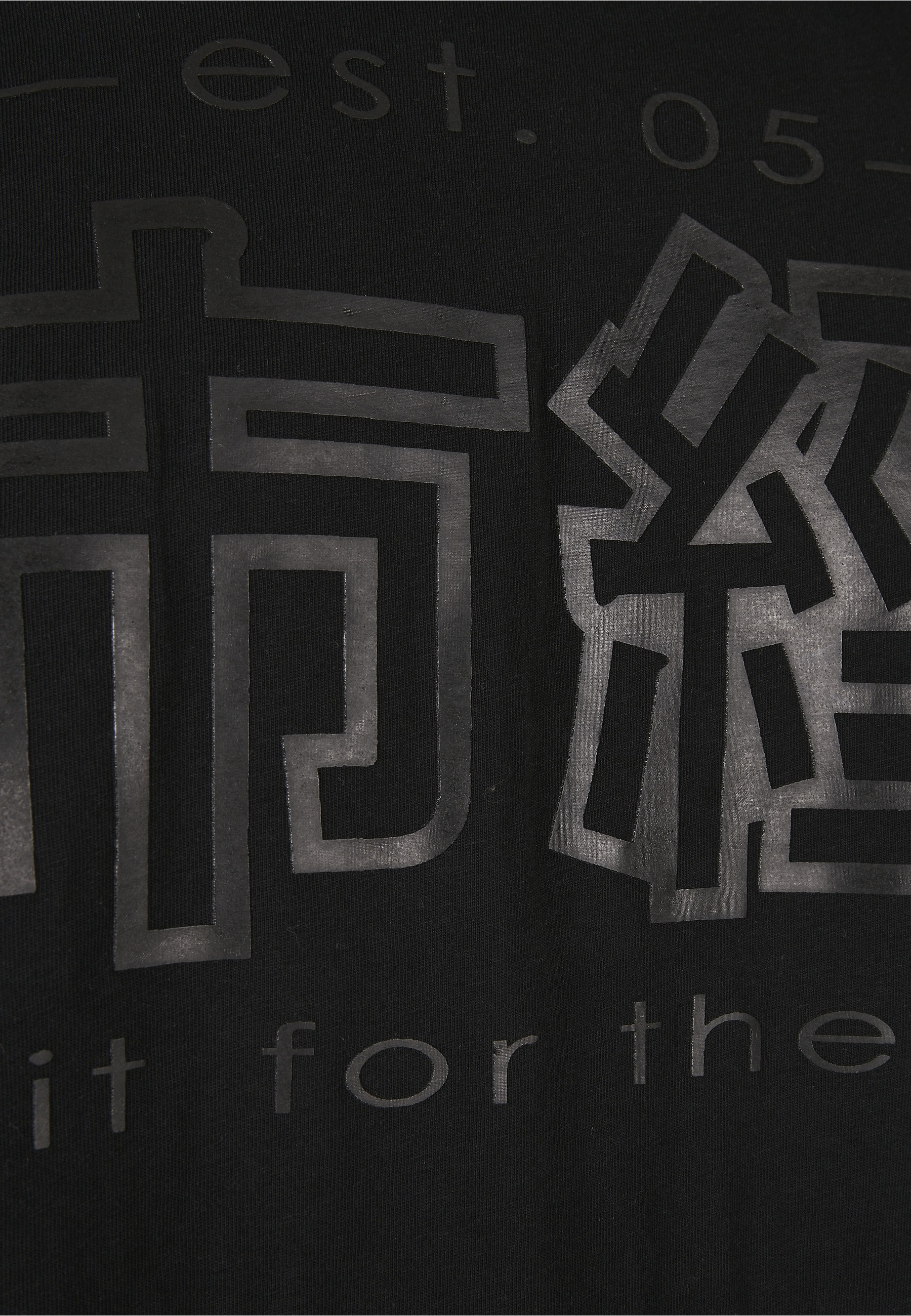 URBAN CLASSICS Shirtkleid »Urban Classics Damen Ladies Cut On Sleeve Printed Tee Dress« 1 Stk. tlg.