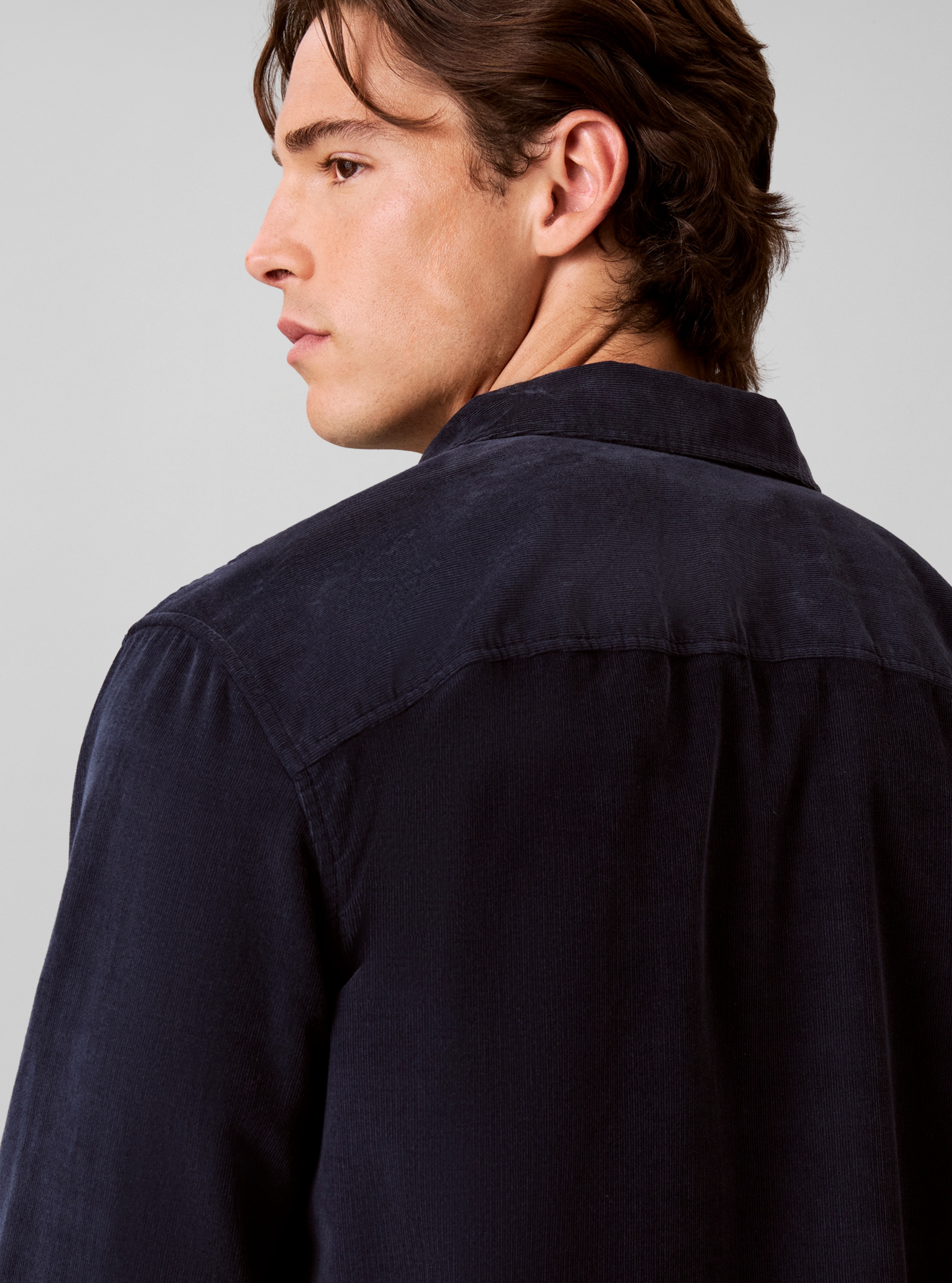 Calvin Klein Langarmhemd »LS CORDUROY EASY SHIRT« Regular fit mit Kragen