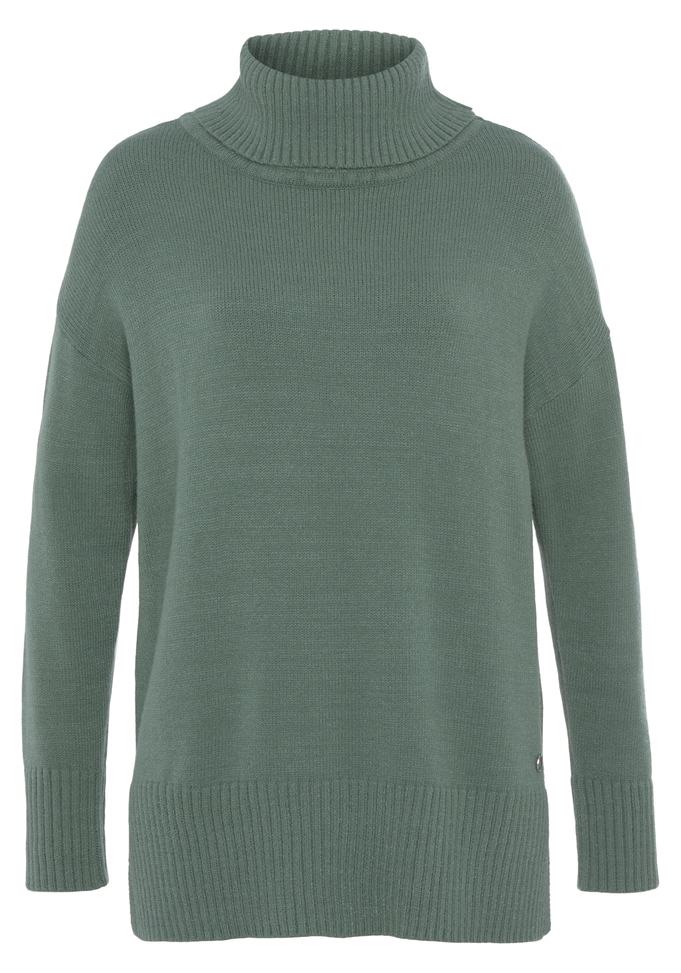 Tamaris Rollkragenpullover, mit Rippdetails