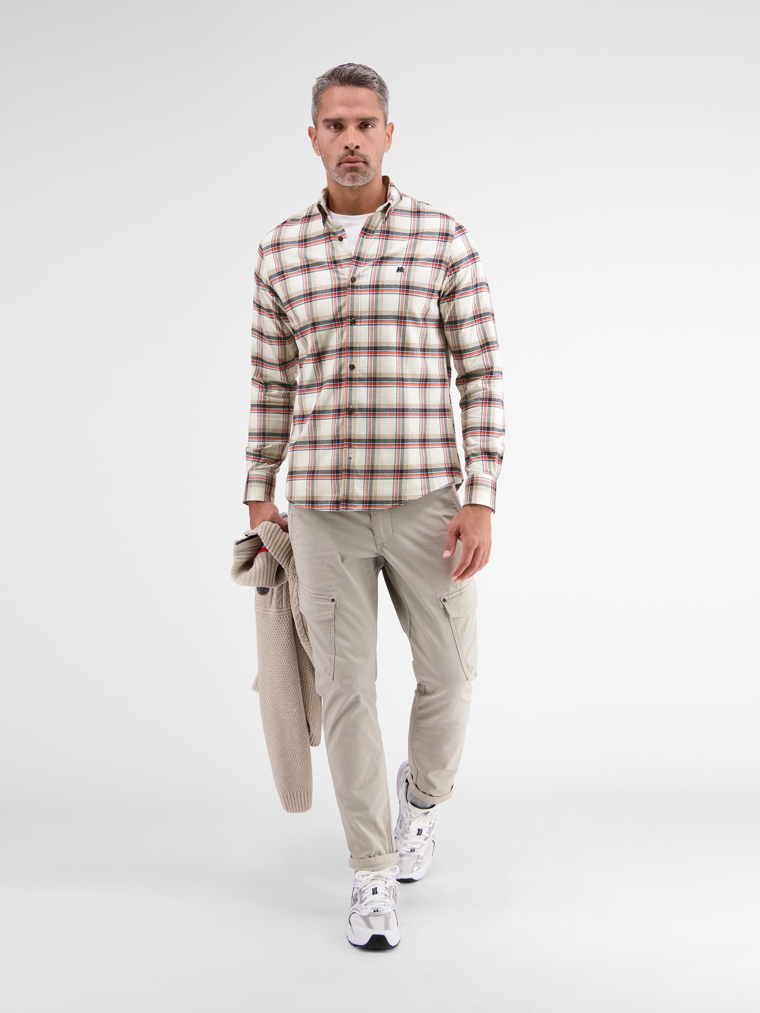 LERROS Langarmhemd »LERROS Langarmhemd, BIG FLANNELCHECK«
