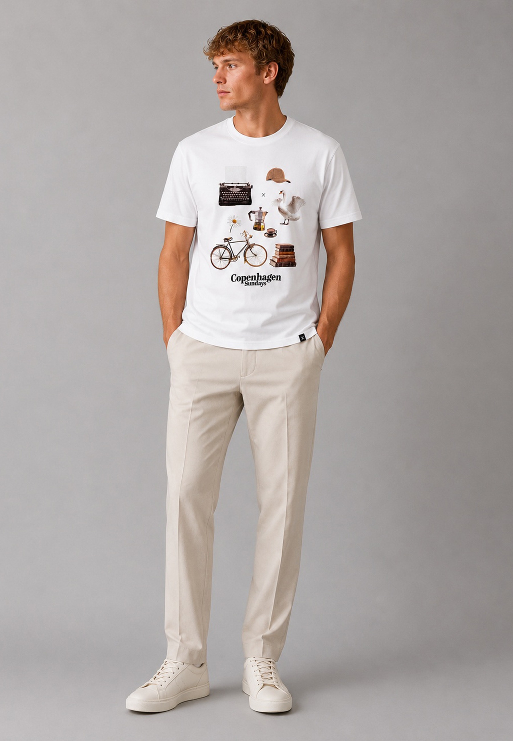 Clean Cut Copenhagen T-Shirt »Clean Cut Copenhagen Copenhagen Sundays Organic T-Shirt« 1