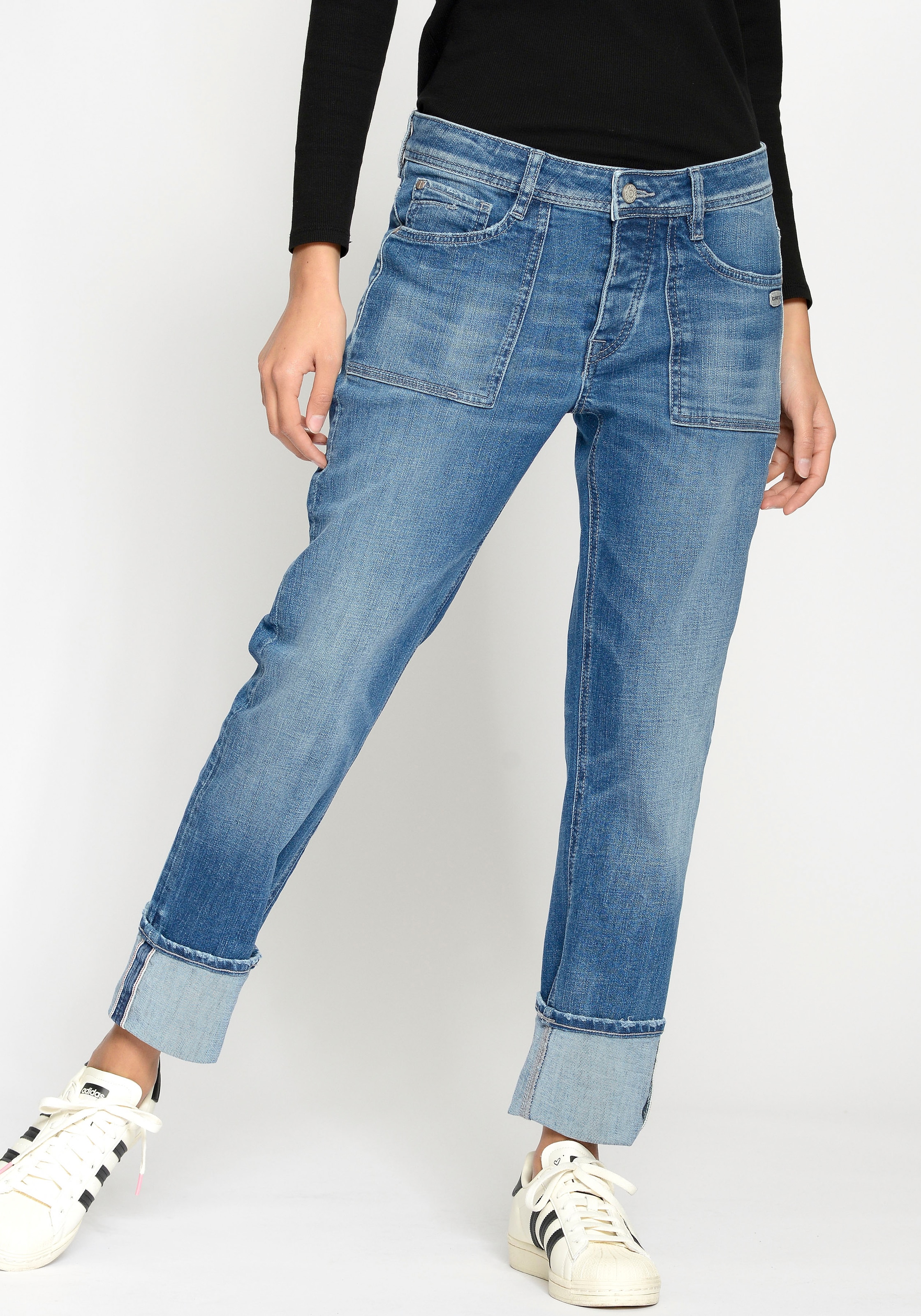 GANG Boyfriend-Jeans "94NICA WORKER", cooler, androgyner Look günstig online kaufen