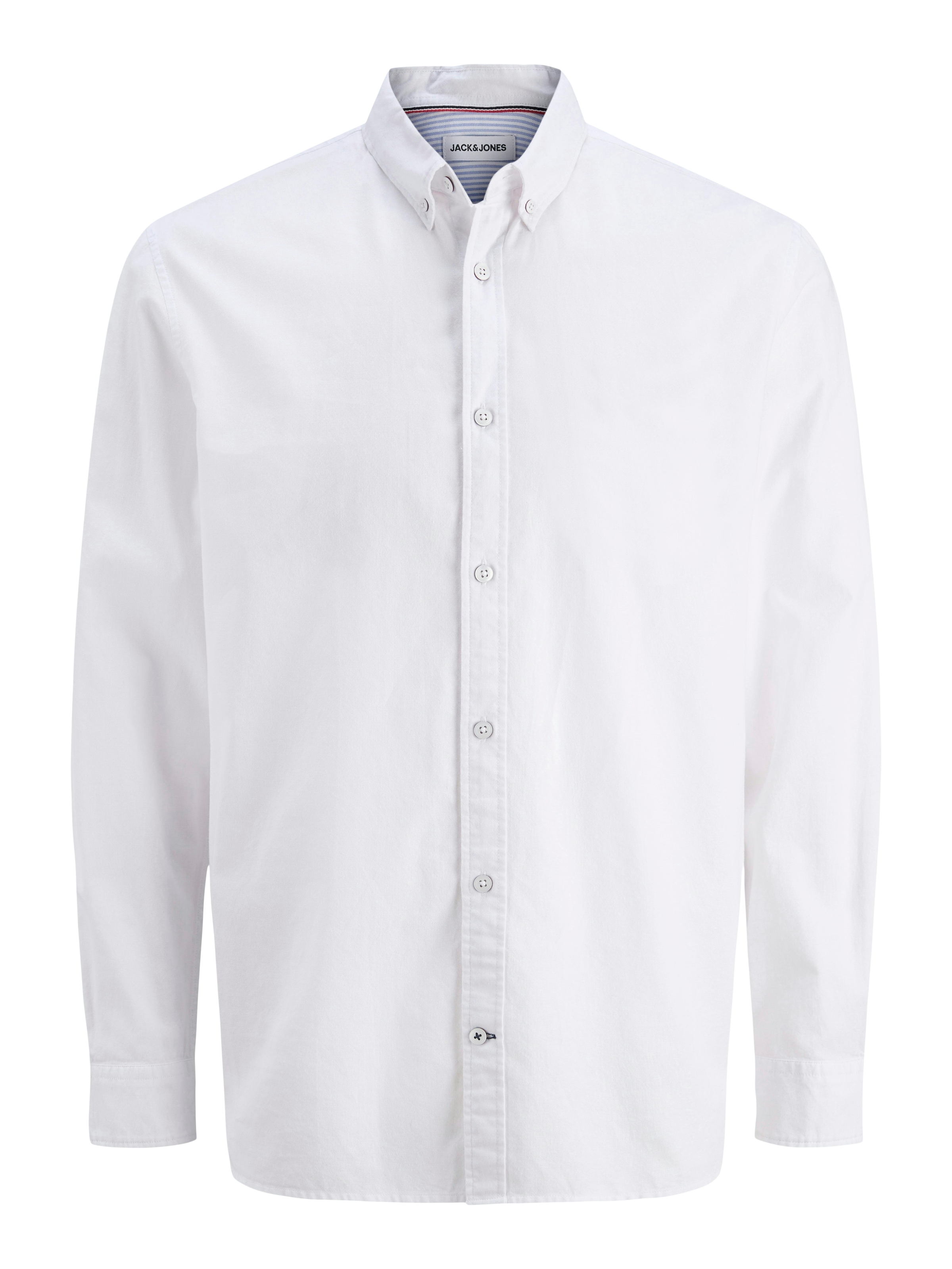 Jack & Jones Langarmhemd »JJOXFORD DETAIL SHIRT LS 2 PACK MP«, (Packung, 2 tlg.)