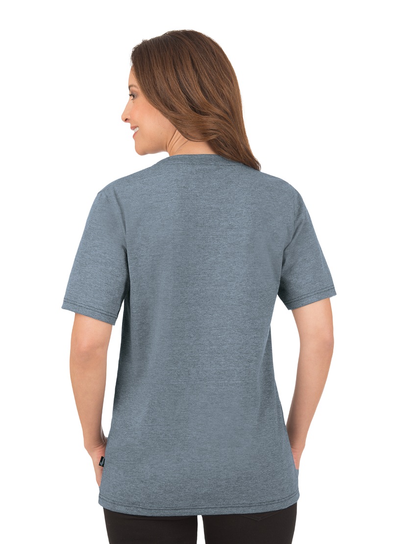 Trigema T-Shirt »TRIGEMA V-Shirt DELUXE Baumwolle«, (1 tlg.)