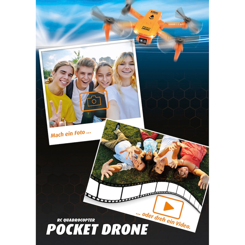 Revell® RC-Quadrocopter »Pocket Drone, 2,4 GHz«, im Miniaturformat