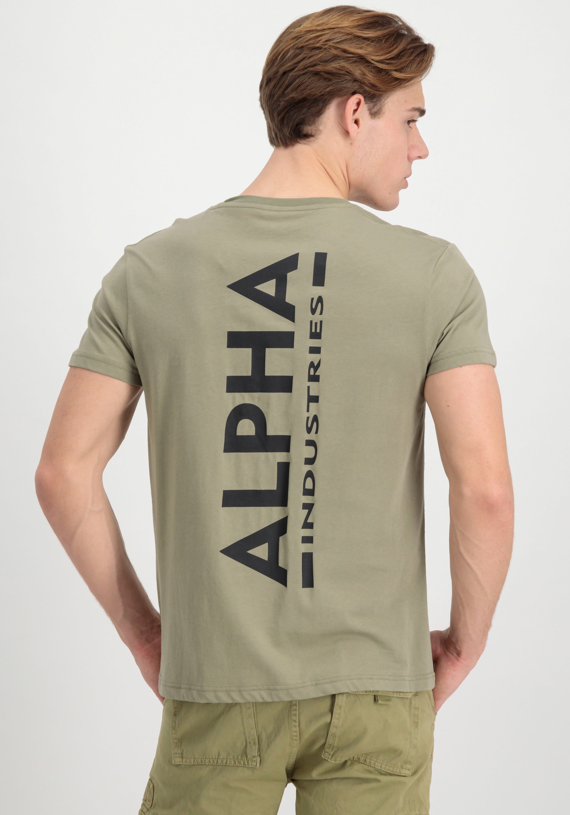 Alpha Industries Rundhalsshirt "Backprint T"