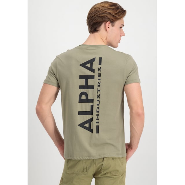 Alpha Industries Rundhalsshirt »Backprint T« ▷ für | BAUR