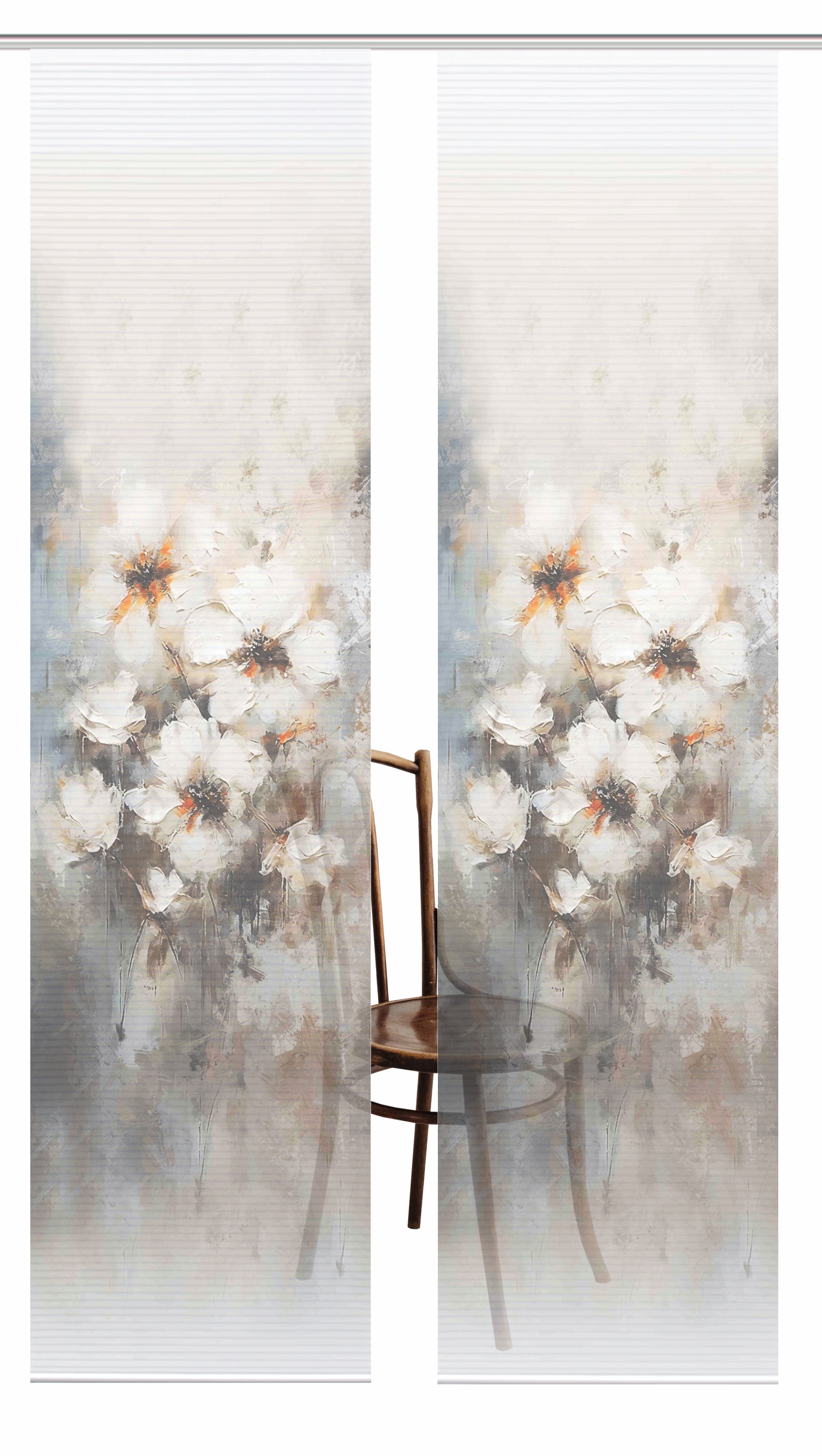 HOME in green Schiebegardine "ARISTEA" Paneelwagen 2 Stk. tlg. Bambusoptik, günstig online kaufen