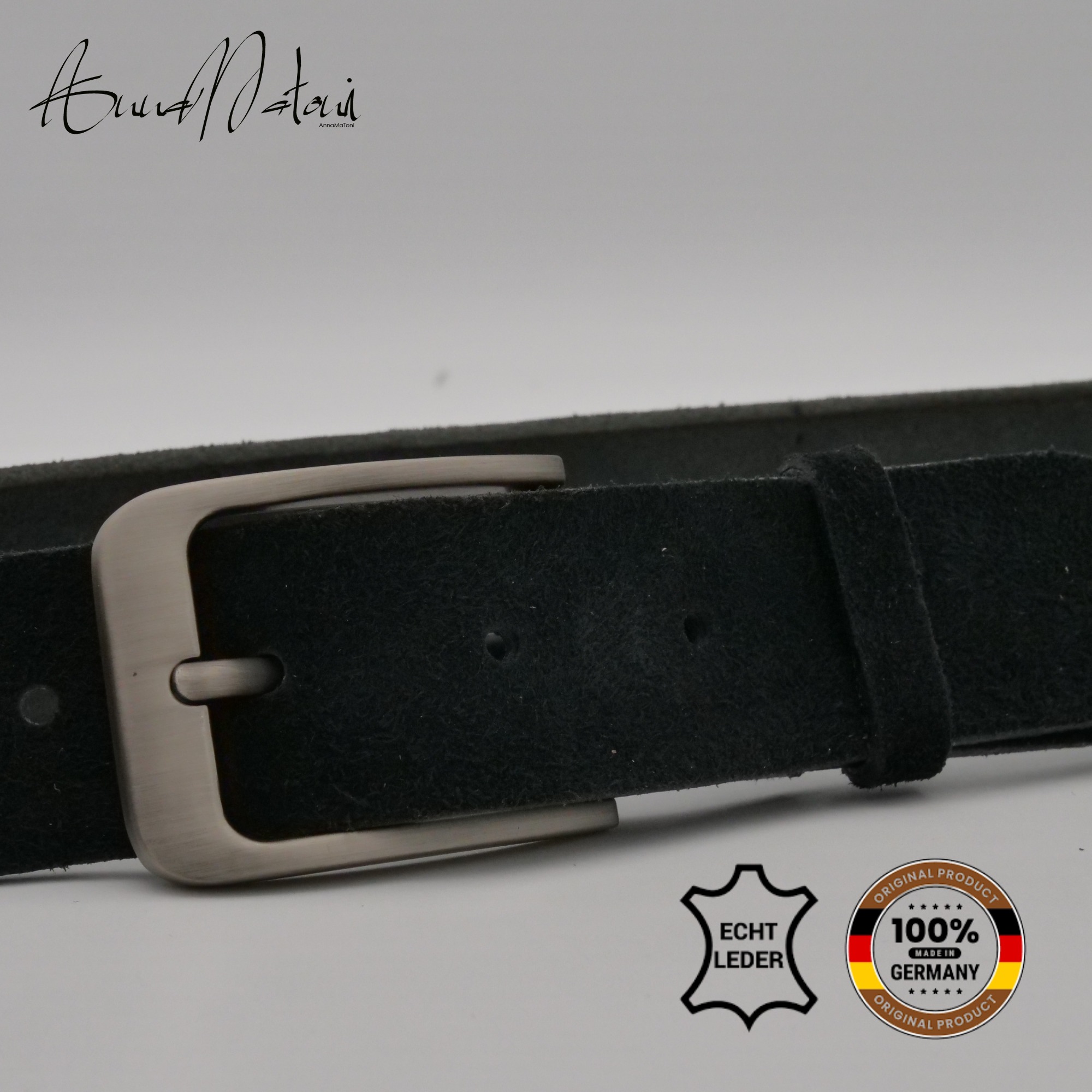 AnnaMatoni Ledergürtel »AnnaMatoni Herren Ledergürtel Zeitloses Design Gürtel 3,5cm«