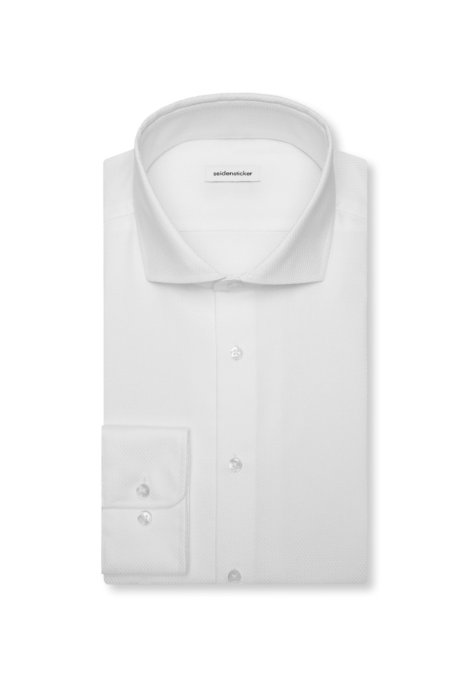 seidensticker Businesshemd »Schwarze Rose« Regular 1/1 Extra lang Kentkragen Struktur