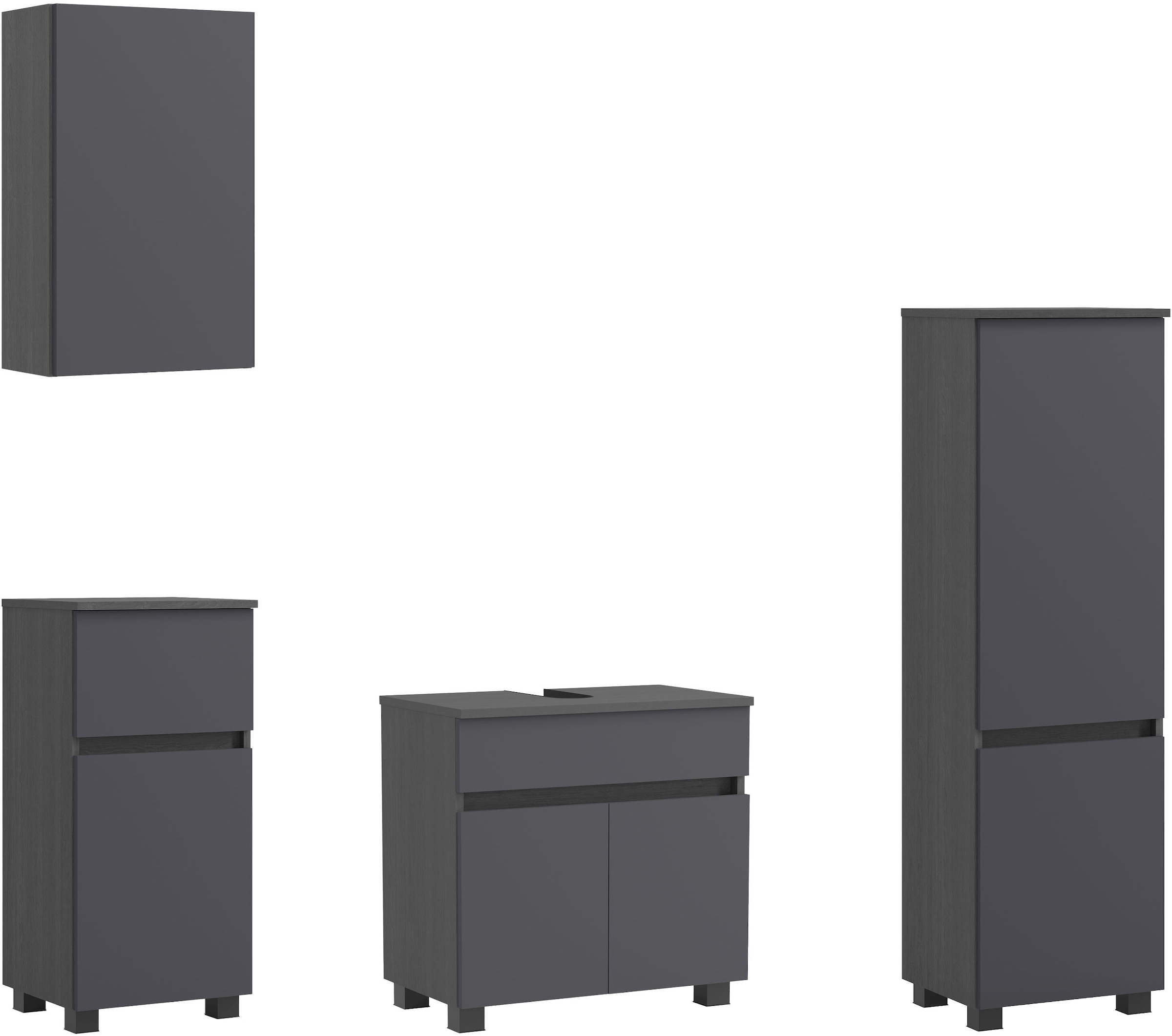 OTTO home "BOZEN, 4-tlg. Unterbecken-Set - Midischrank"