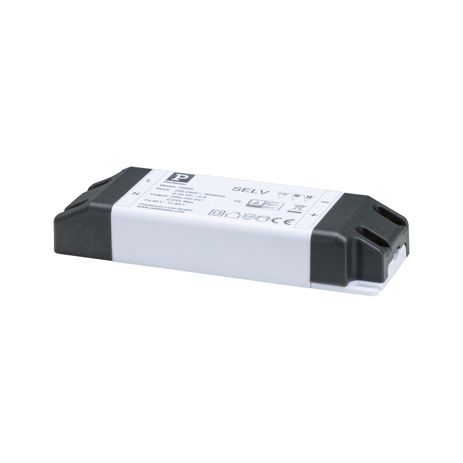 Paulmann LED-Streifen »Pro Power Supply 24V DC 20VA IP20 Weiß/Kunststoff«, Zubehör