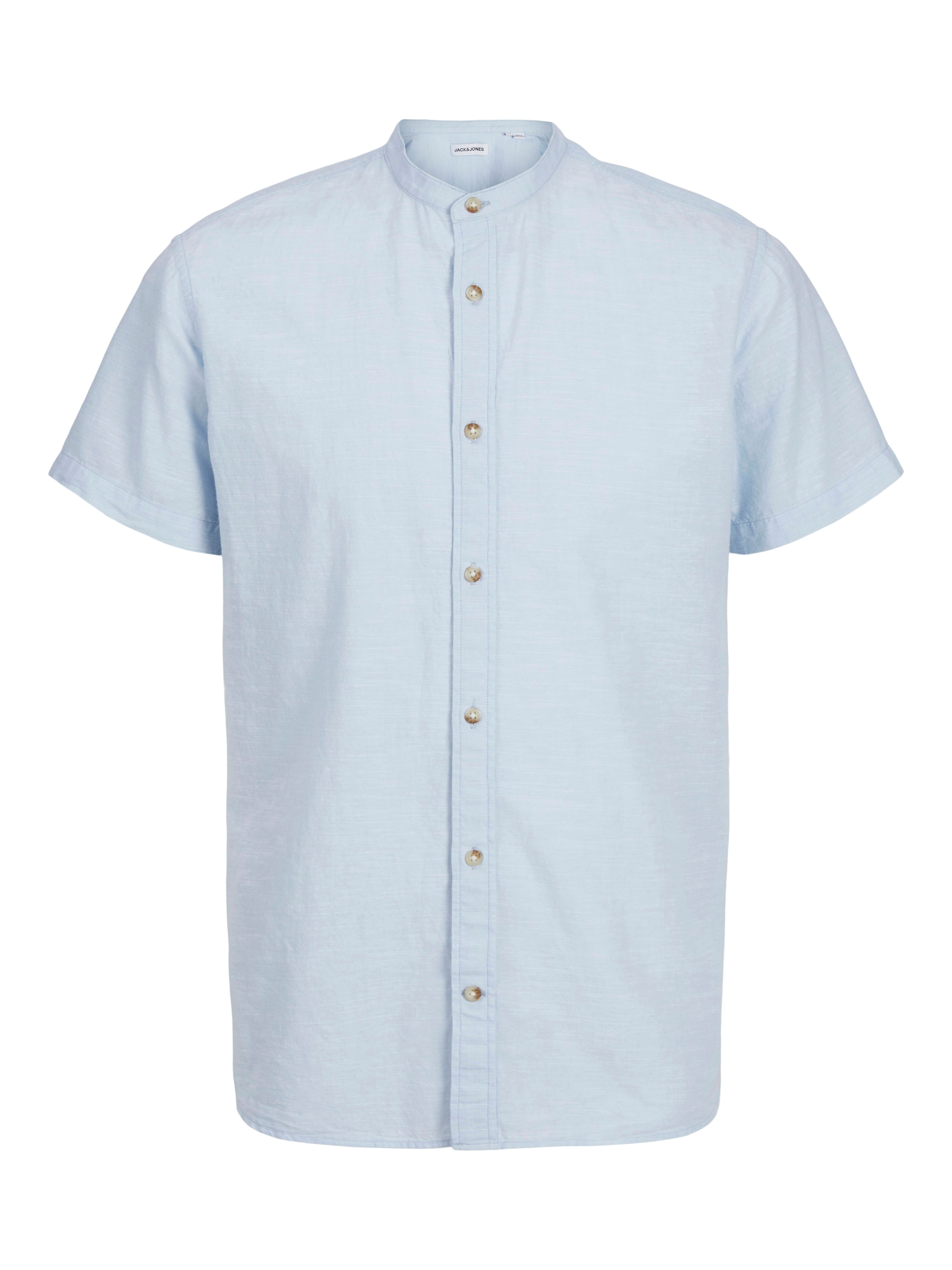 Jack & Jones Kurzarmhemd »JJESUMMER BAND SHIRT SS SN«, mit Bandkragen